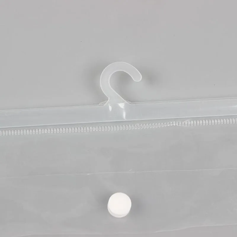 Hanging Storage Bags 100PCS 7Sizes PVC Clear
