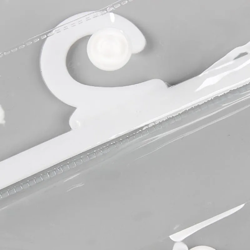 Hanging Storage Bags 100PCS 7Sizes PVC Clear