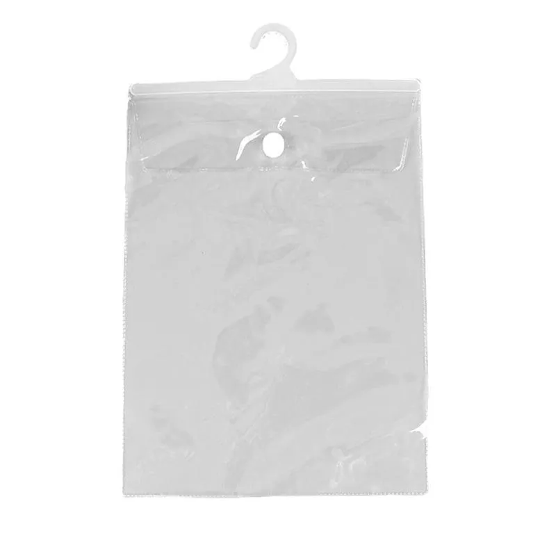 Hanging Storage Bags 100PCS 7Sizes PVC Clear