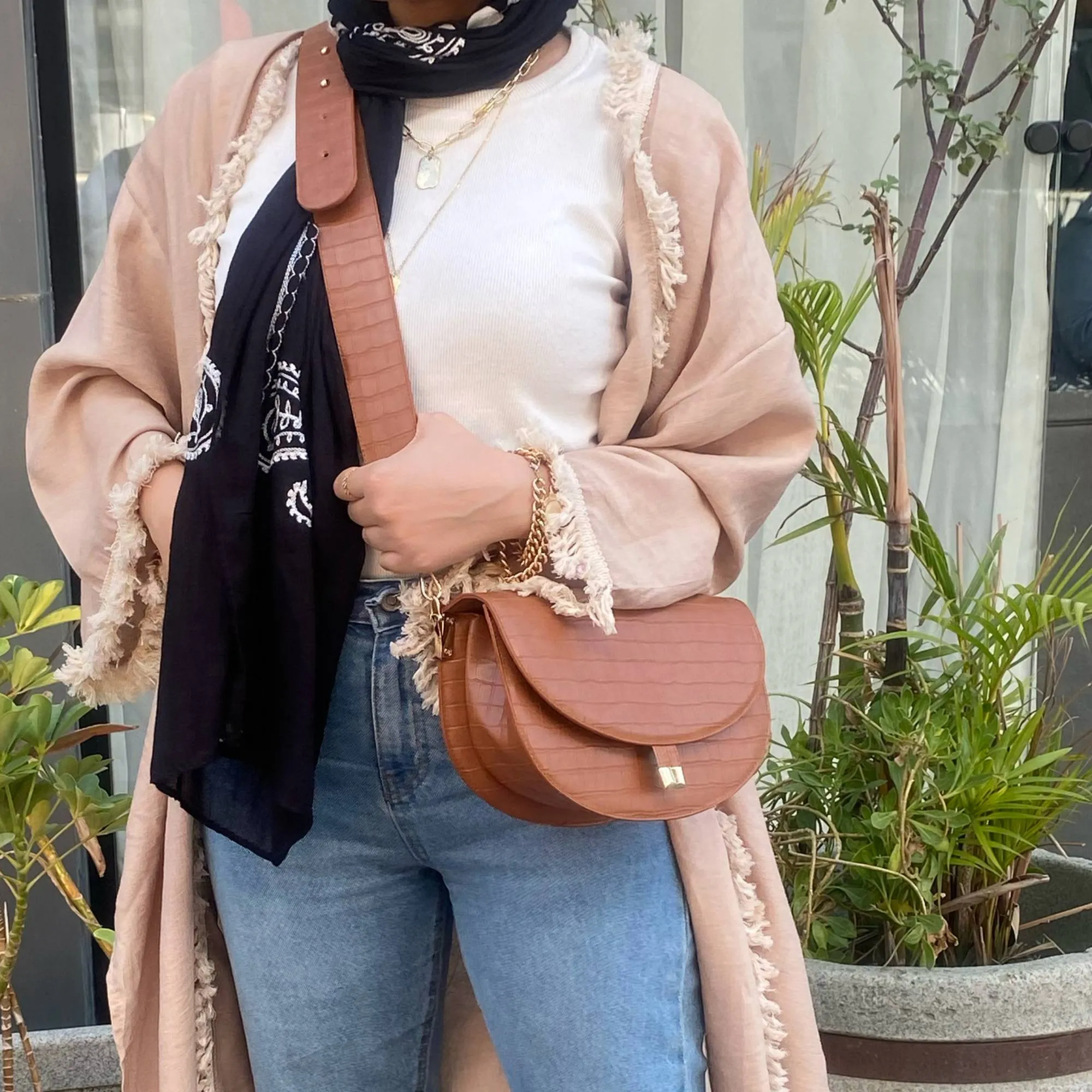Havane Cross bag with Handles