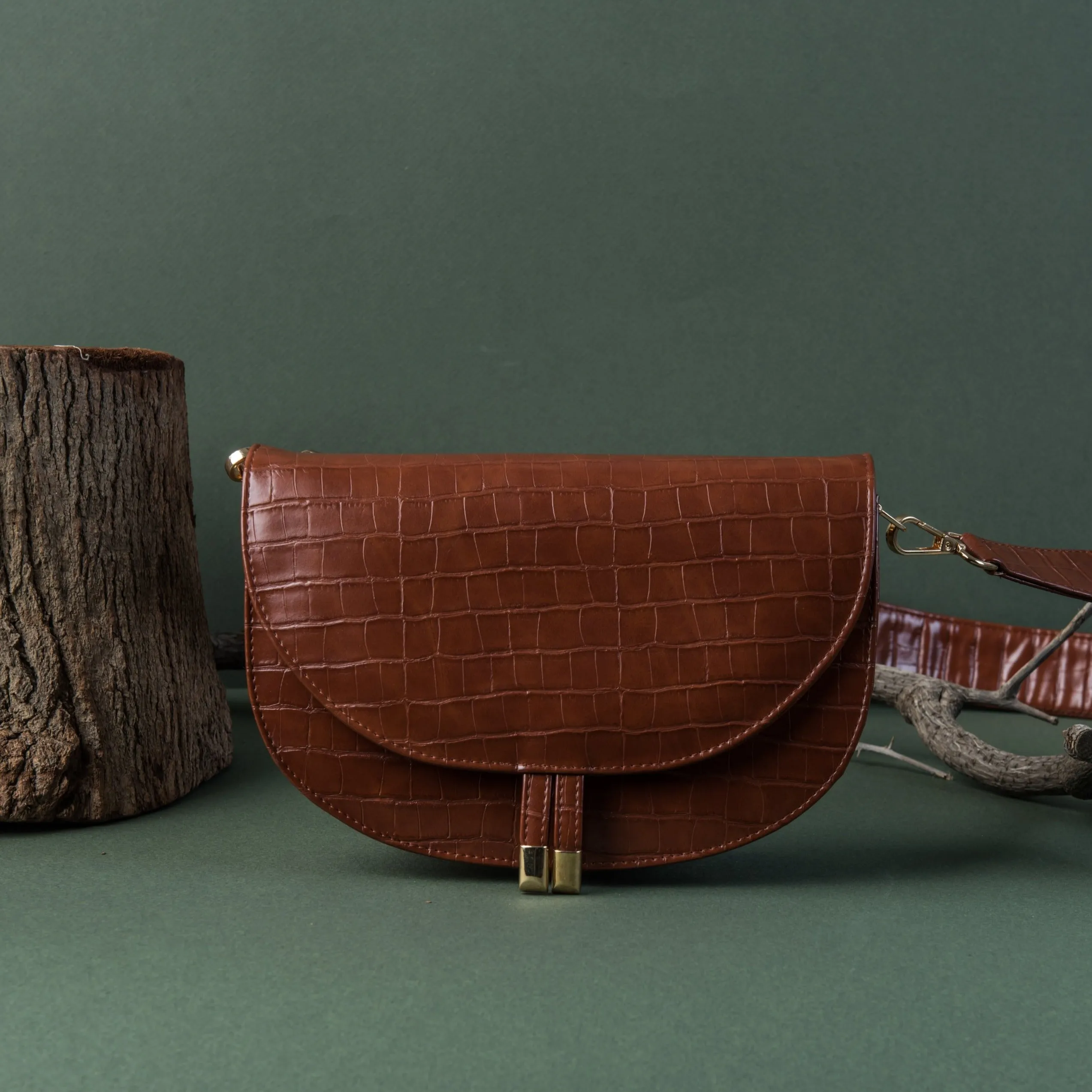Havane Cross bag with Handles