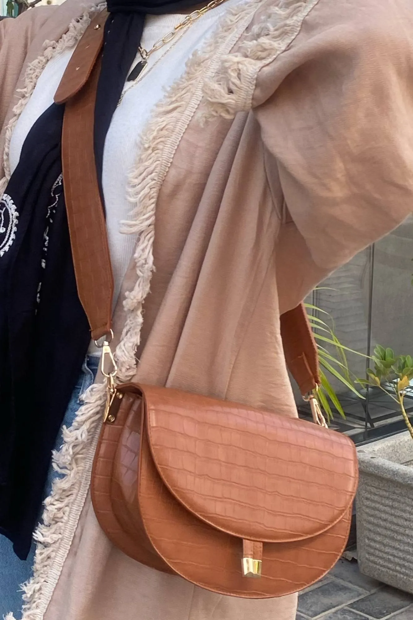 Havane Cross bag with Handles