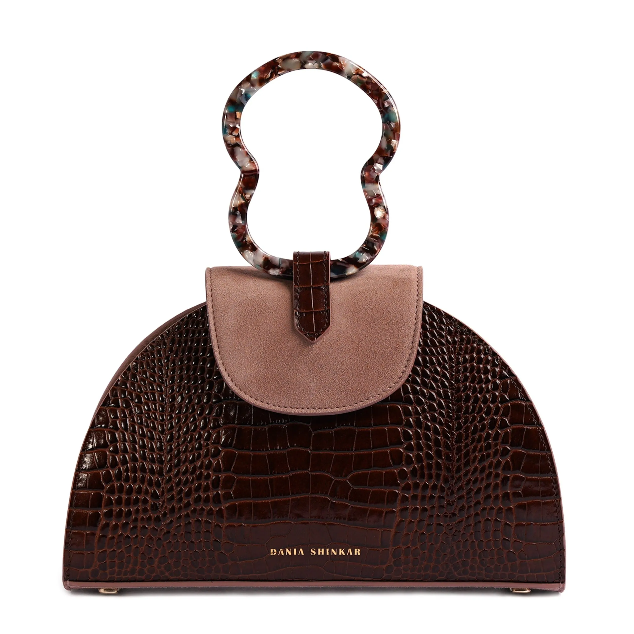 HAWAZEN BROWN CROC EMBOSSED
