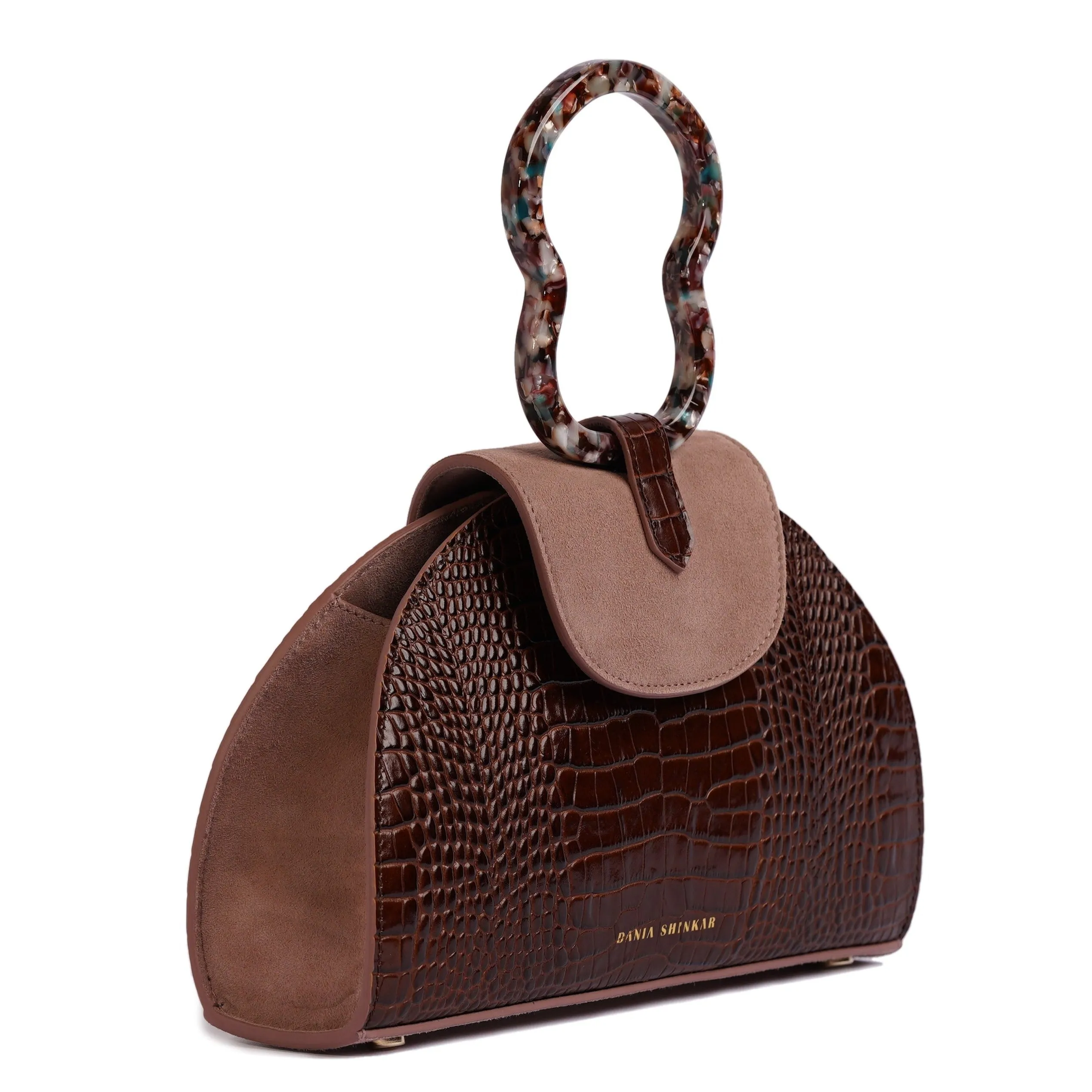 HAWAZEN BROWN CROC EMBOSSED