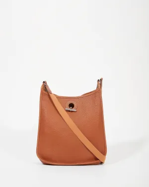 Hermes Gold Togo Leather Vespa PM Corssbody Bag