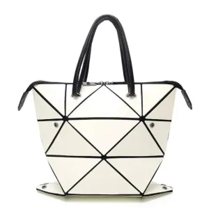 High Quality Geometric Rhombus PU Female Handbag