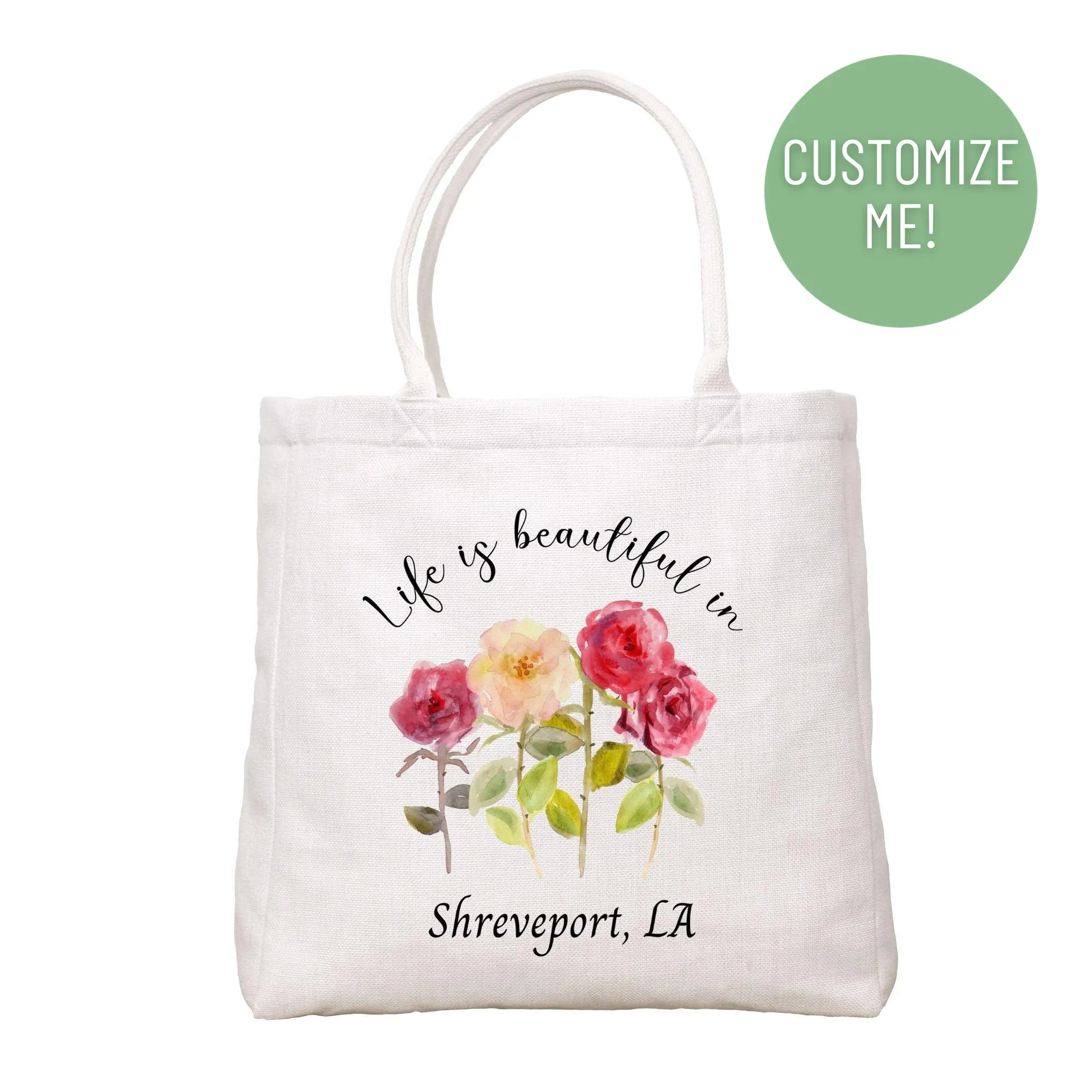 Hometown Roses Tote Bag