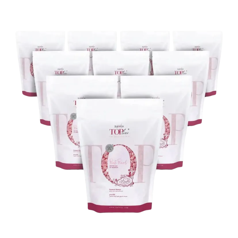 Italwax - Top Line Hard Wax - Pink Pearl, 10 x 750g