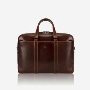 Jekyll & Hide Oxford Mocha 17" Laptop Briefcase