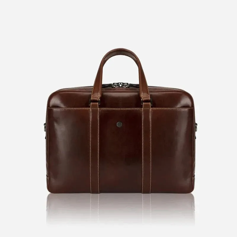 Jekyll & Hide Oxford Mocha 17" Laptop Briefcase