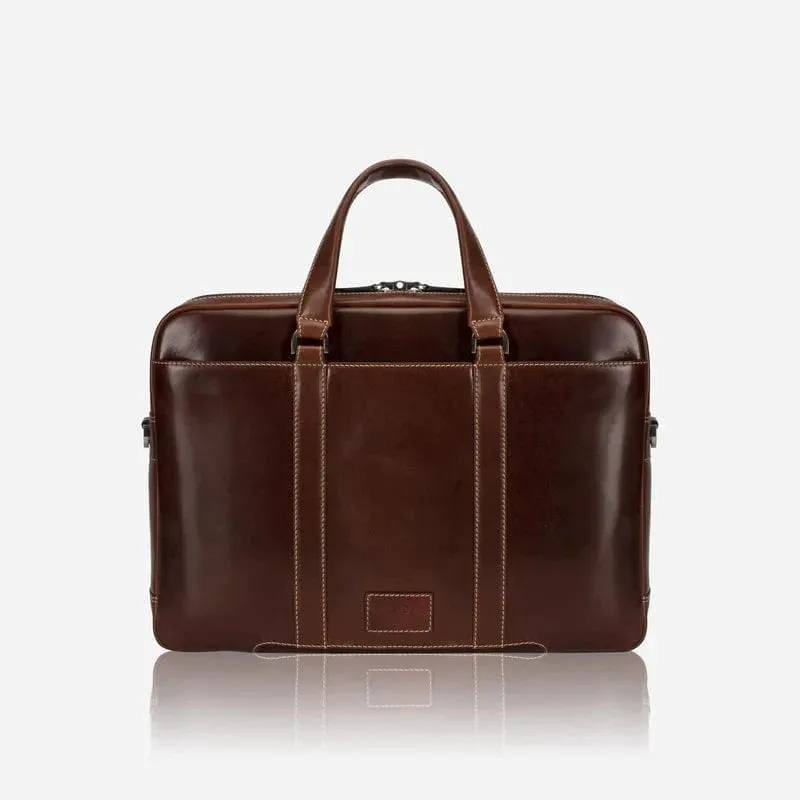 Jekyll & Hide Oxford Mocha 17" Laptop Briefcase