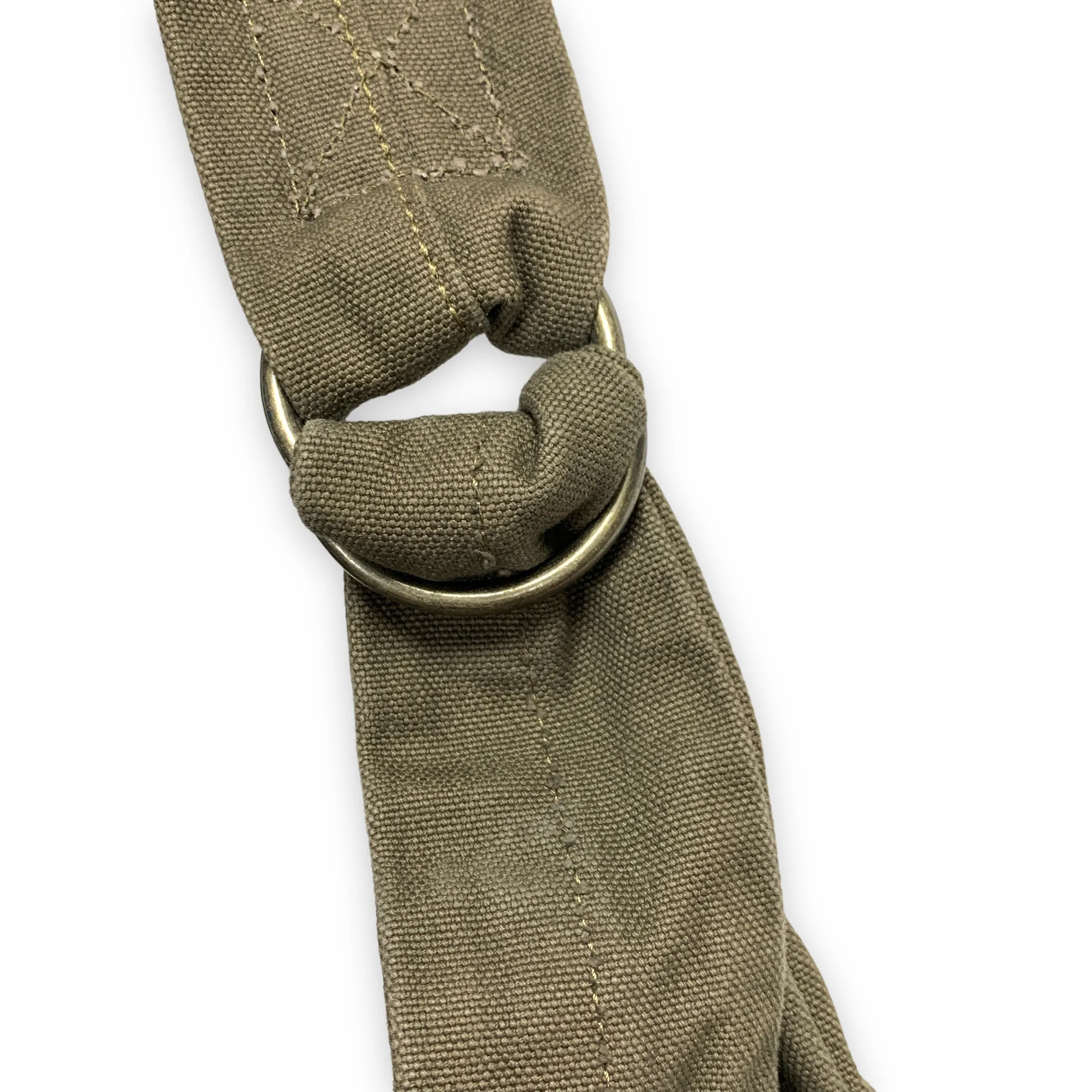 Kapital #6 Cotton Canvas Little Snufkin Bag Olive