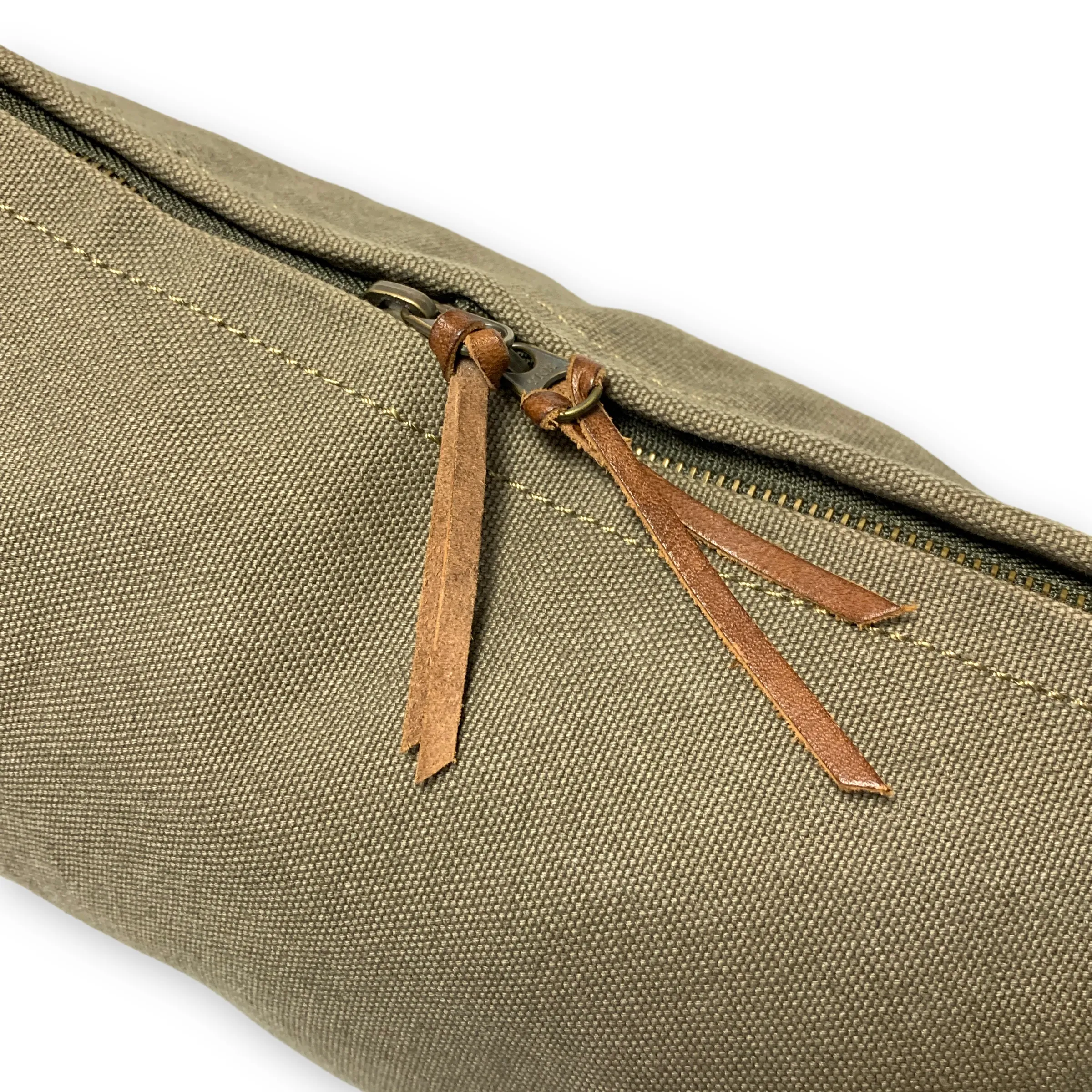 Kapital #6 Cotton Canvas Little Snufkin Bag Olive
