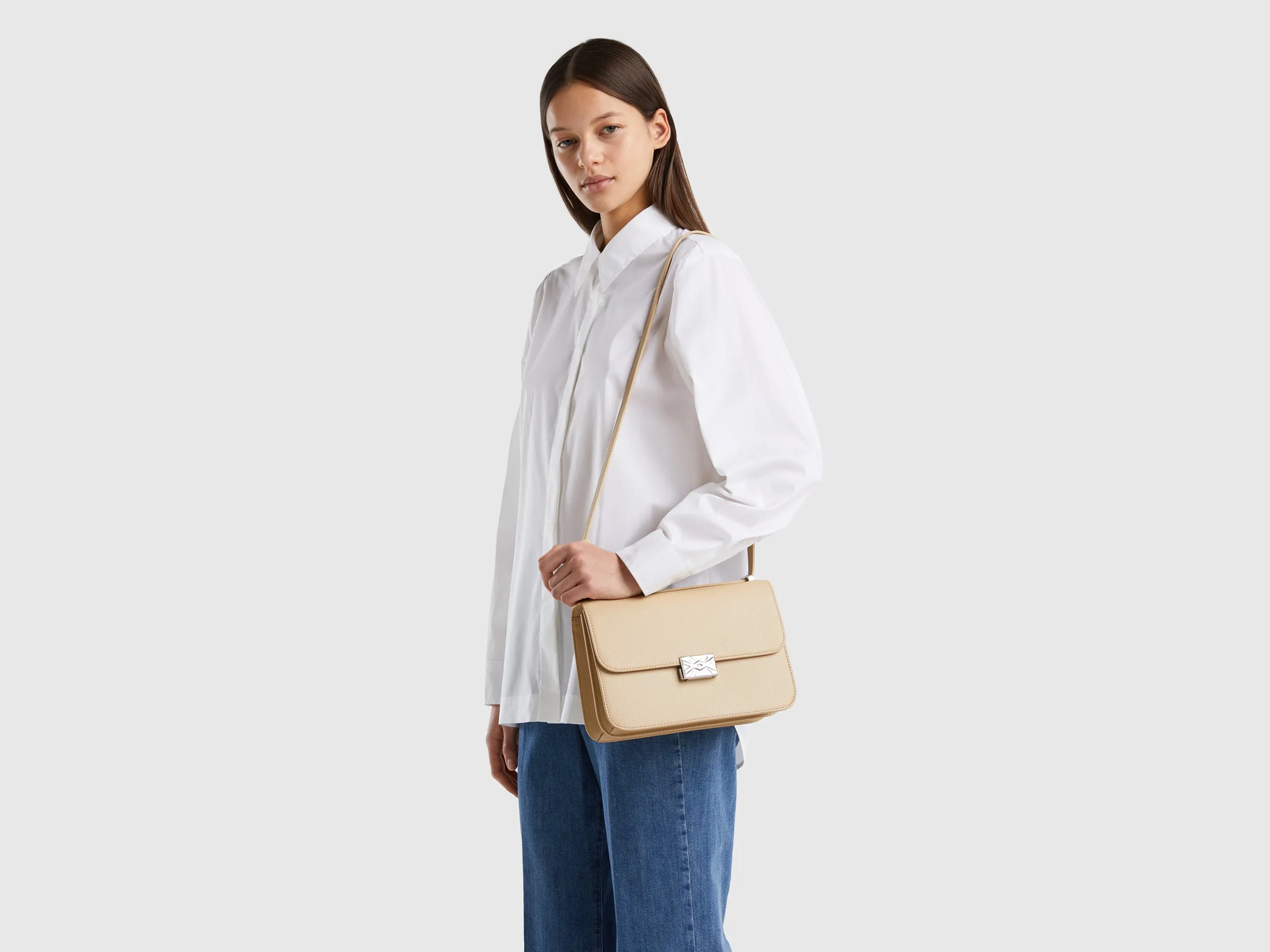 LARGE BEIGE BE BAG
