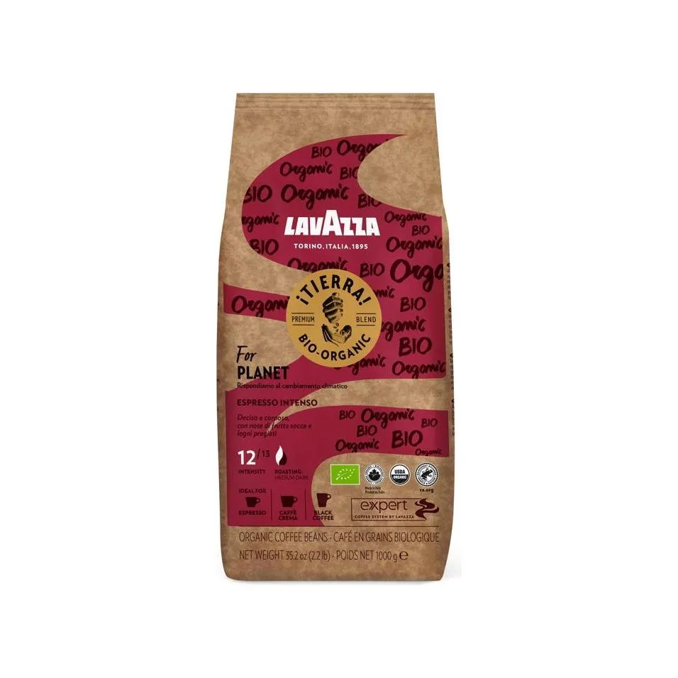 Lavazza Tierra Bio for Planet Espresso Intenso 6Kg Coffee Beans