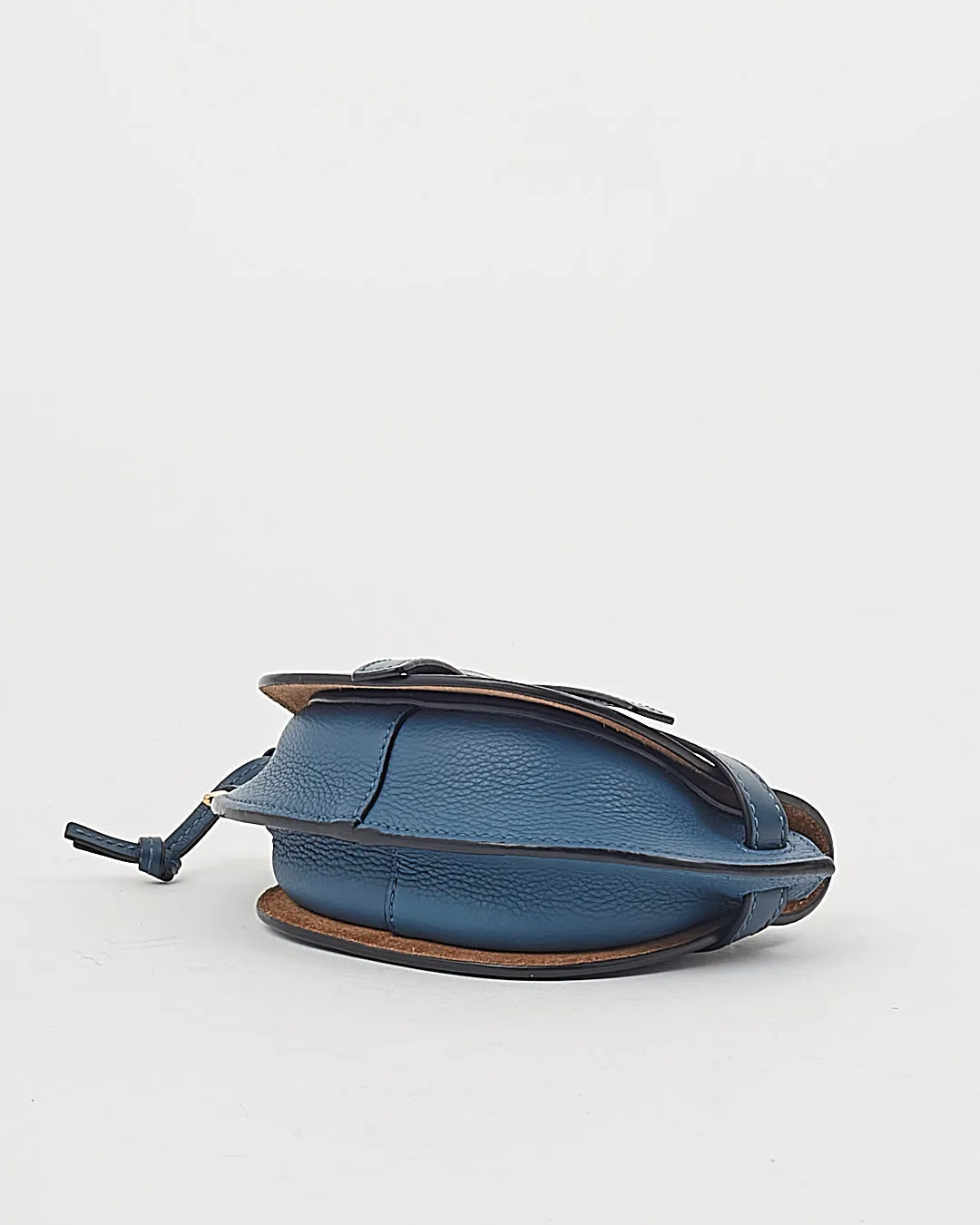 Loewe Blue Leather Mini Gate Crossbody Bag