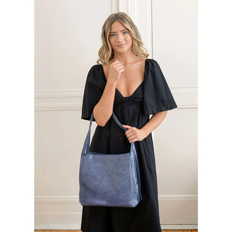Lollie Medium Tote Bag in Dark Denim