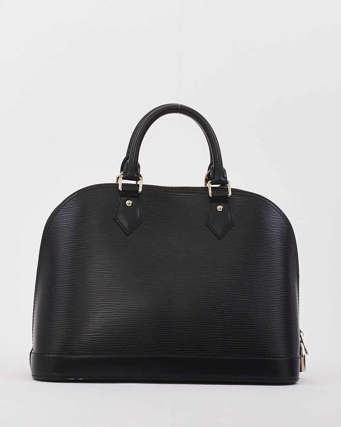 Louis Vuitton Black Epi Leather Alma PM Bag