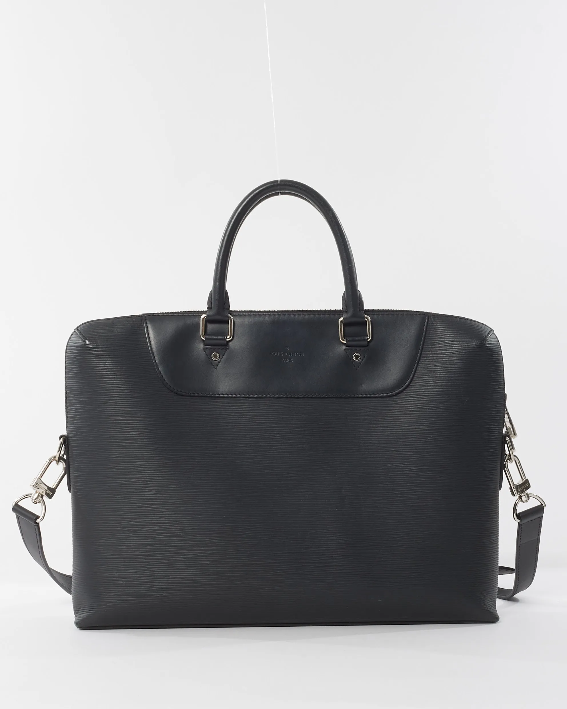 Louis Vuitton Black Epi Leather Porte Document Jules Business Bag