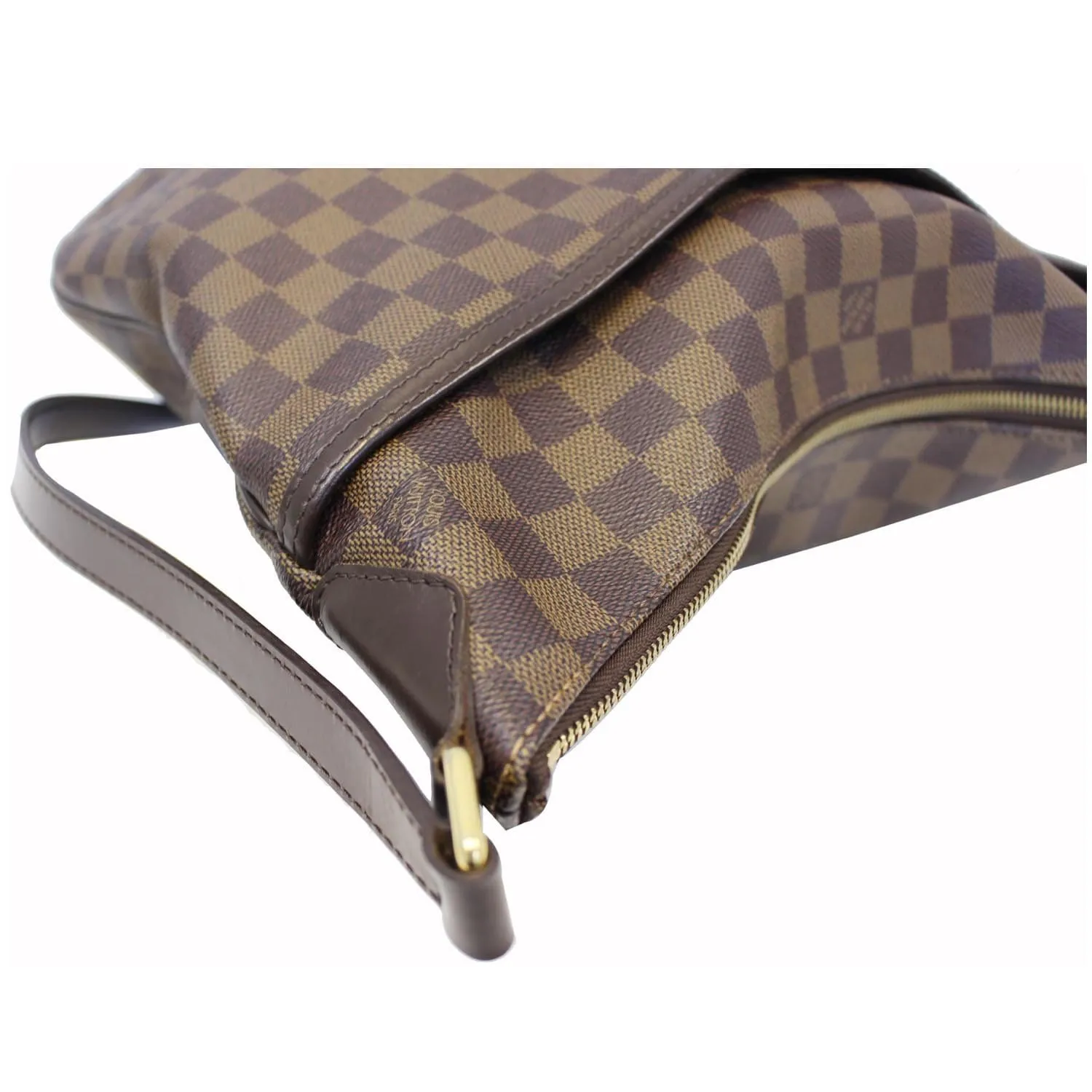 LOUIS VUITTON Bloomsbury GM Damier Ebene Shoulder Crossbody Bag Brown