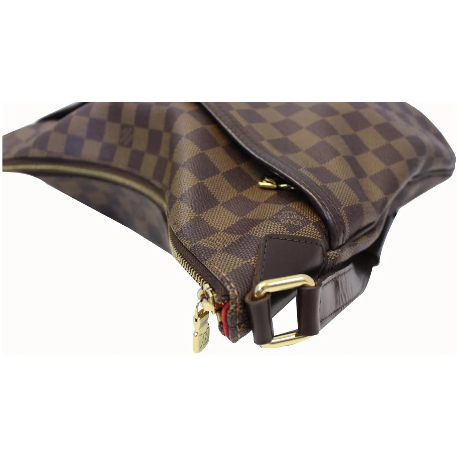 LOUIS VUITTON Bloomsbury GM Damier Ebene Shoulder Crossbody Bag Brown