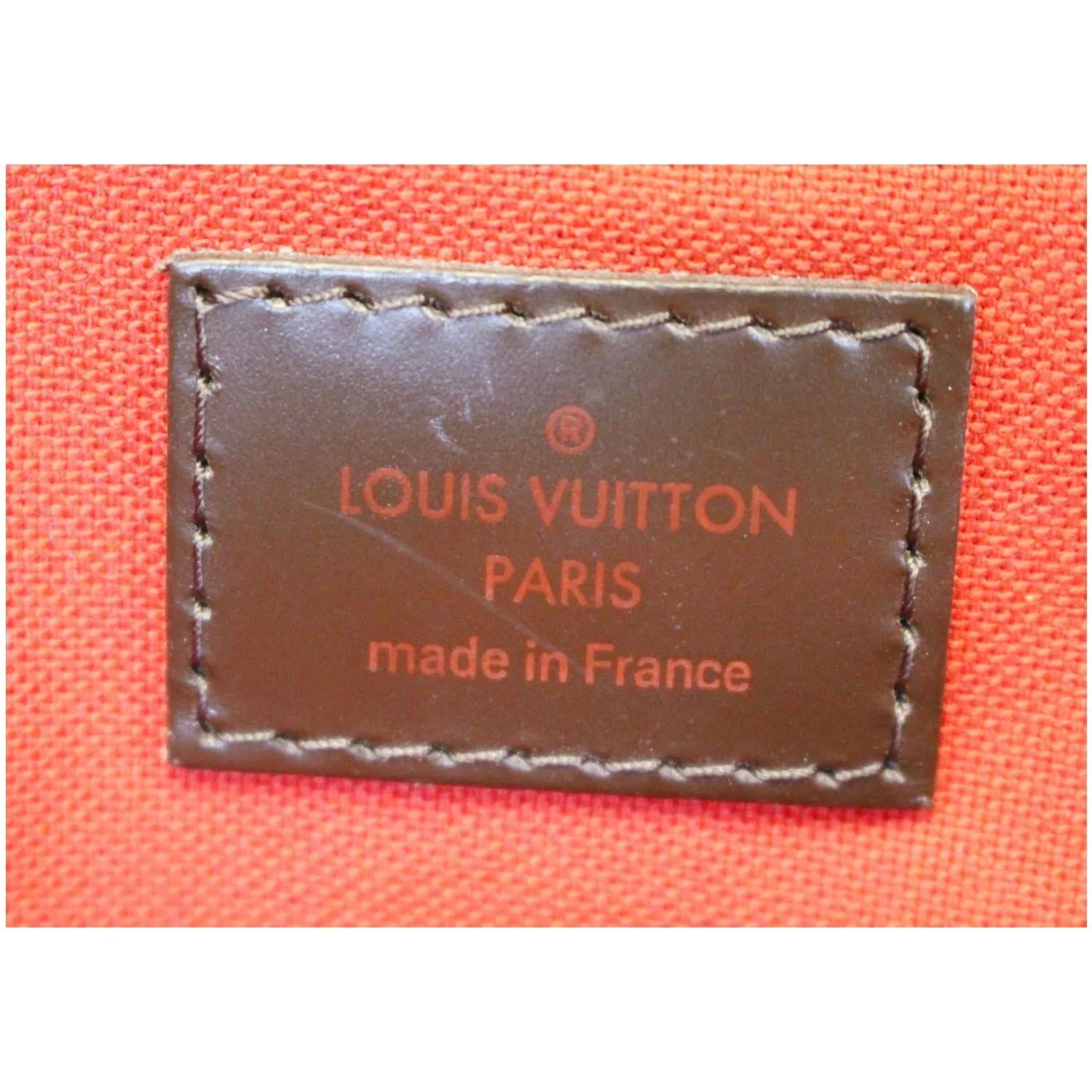 LOUIS VUITTON Bloomsbury GM Damier Ebene Shoulder Crossbody Bag Brown