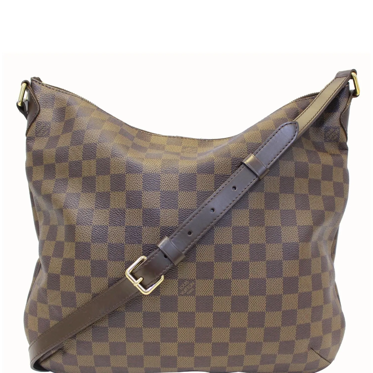 LOUIS VUITTON Bloomsbury GM Damier Ebene Shoulder Crossbody Bag Brown