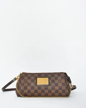 Louis Vuitton Damier Ebene Canvas Eva Clutch Bag