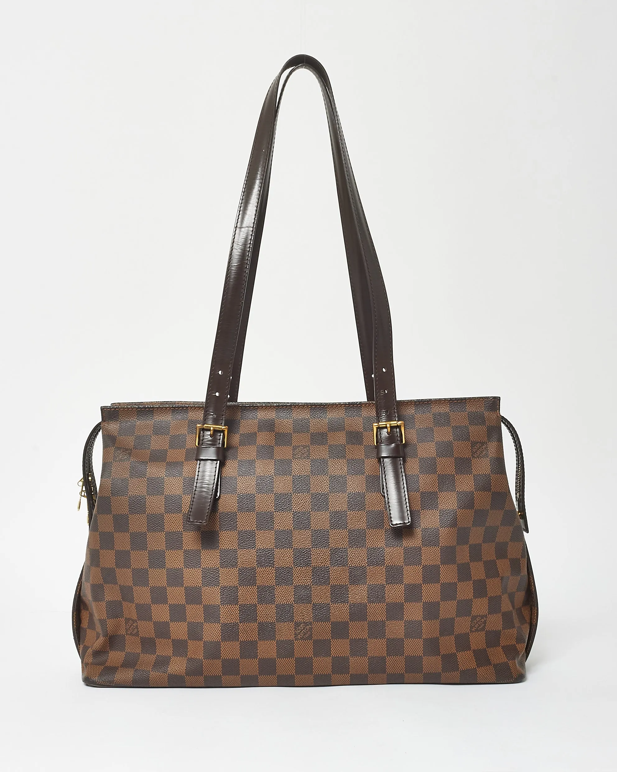 Louis Vuitton Damier Ebene Coated Canvas Chelsea Tote Bag