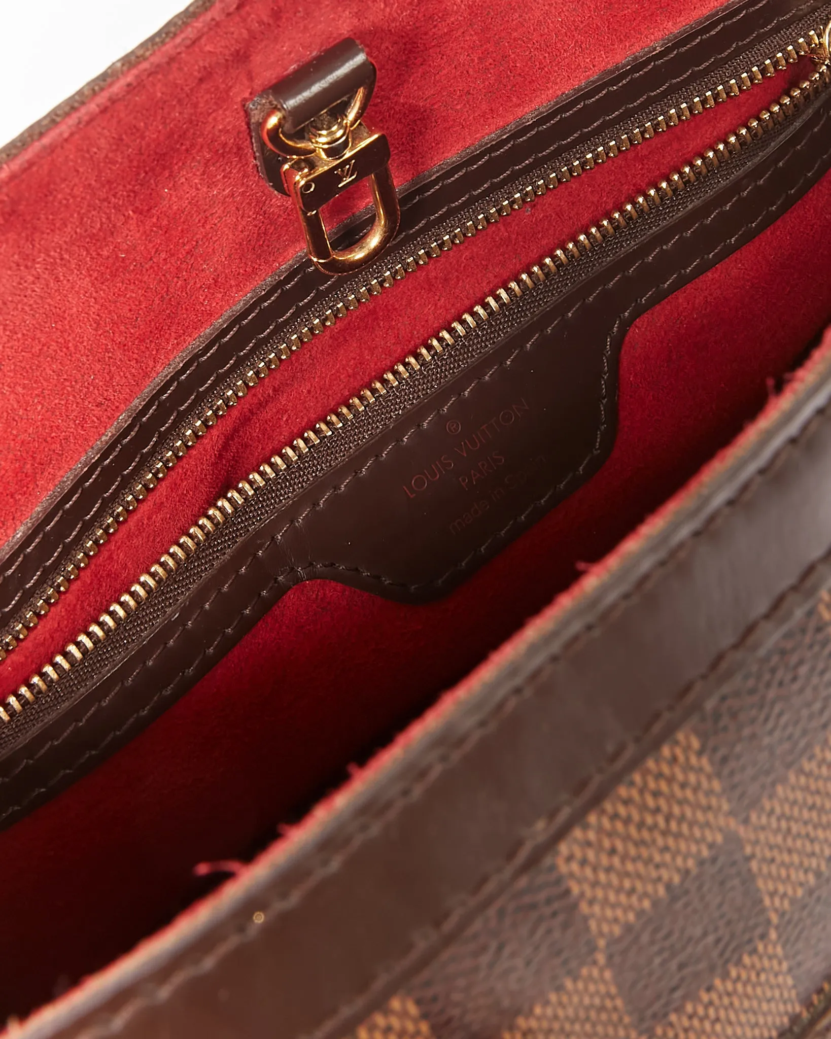 Louis Vuitton Damier Ebene Hampstead PM Tote Bag