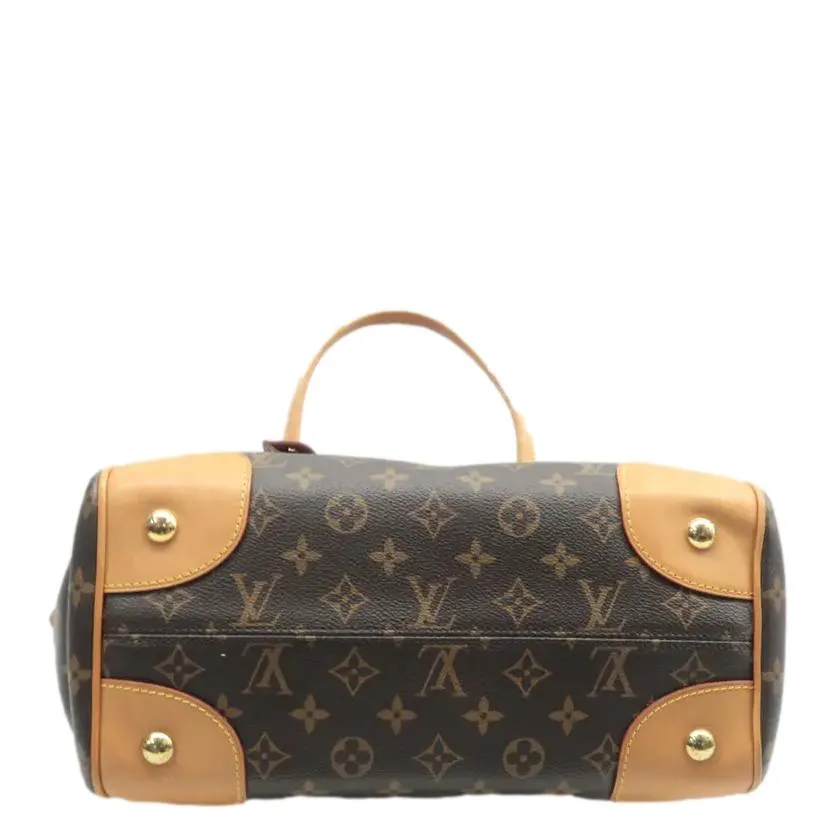 LOUIS VUITTON Estrela MM Monogram Canvas Shoulder Bag Brown