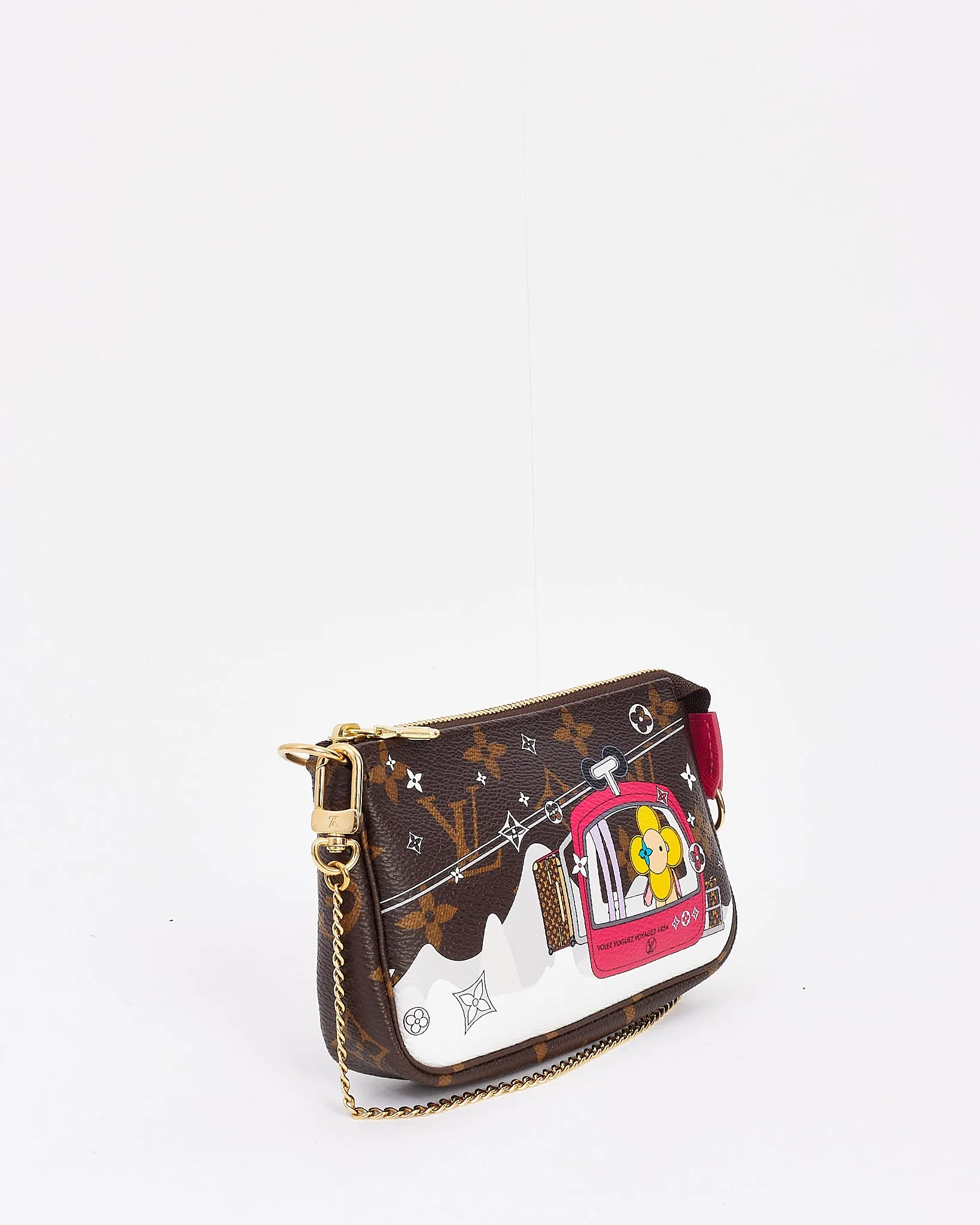 Louis Vuitton Monogram Canvas Flower Ski Mini Pochette Accessoires