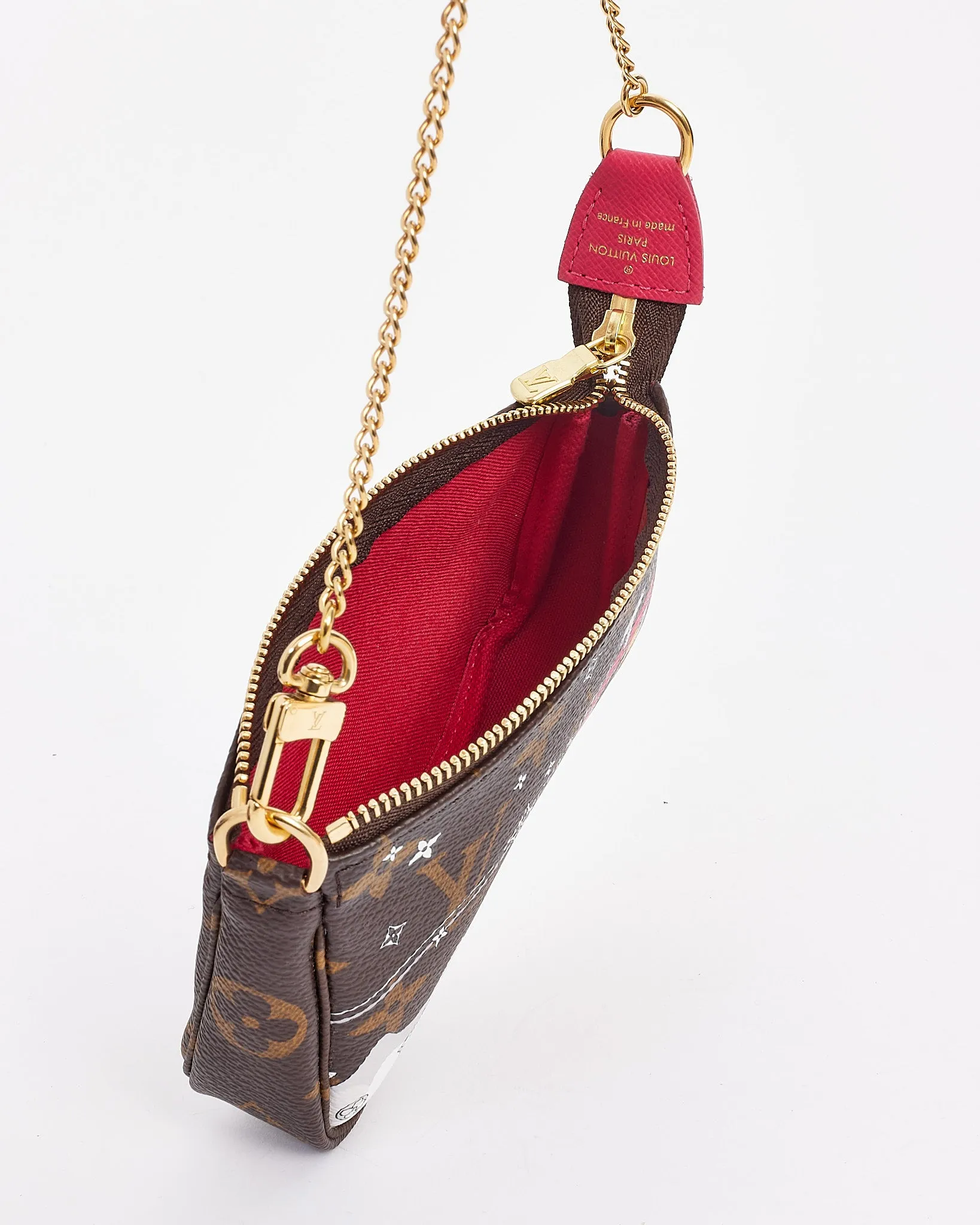 Louis Vuitton Monogram Canvas Flower Ski Mini Pochette Accessoires