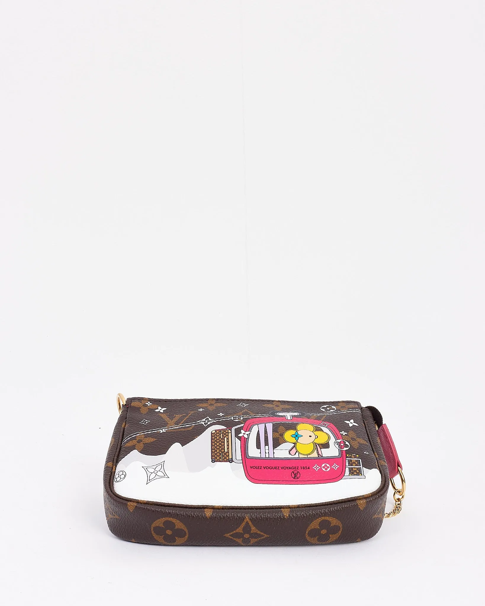Louis Vuitton Monogram Canvas Flower Ski Mini Pochette Accessoires