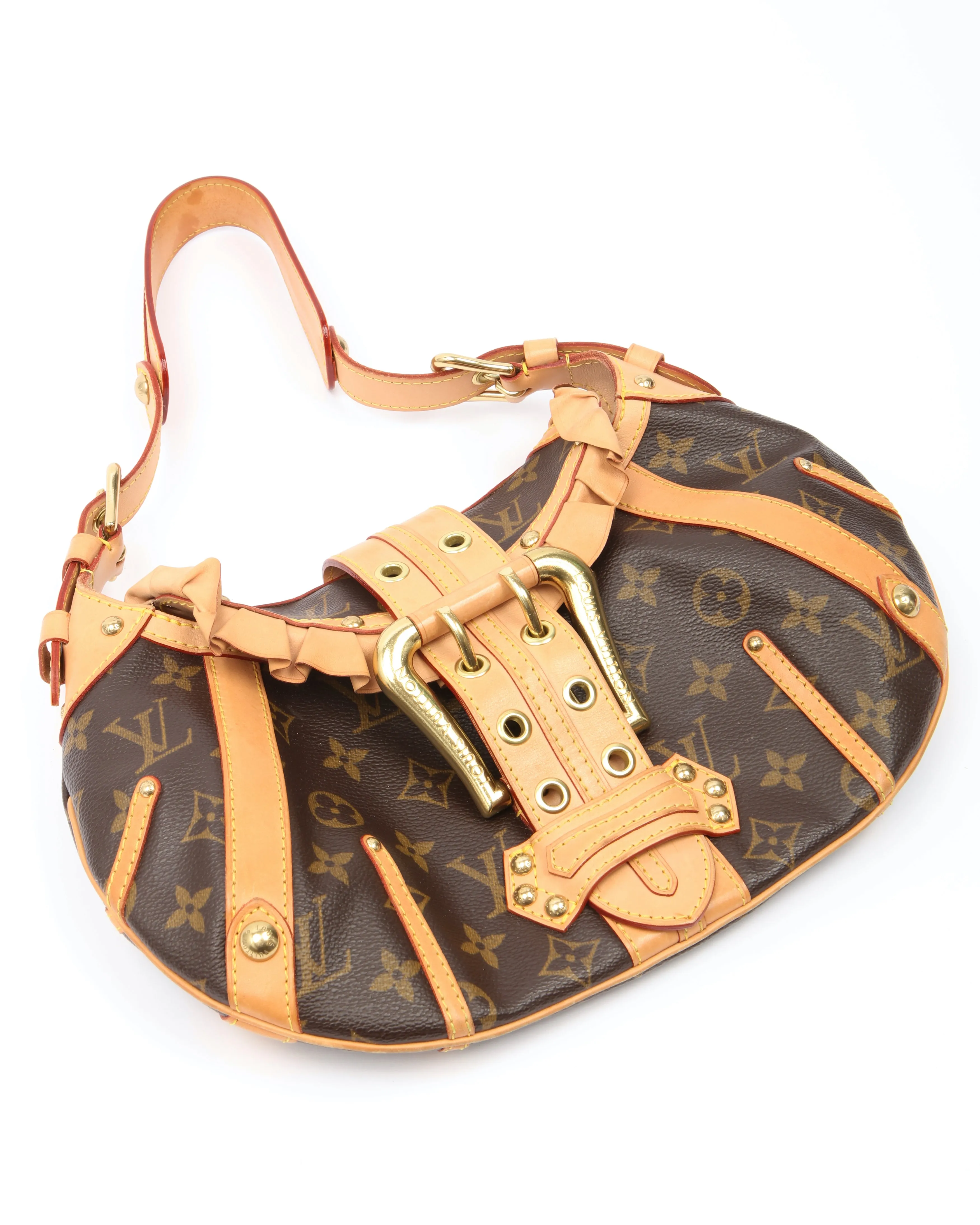 Louis Vuitton Monogram Canvas Leonor Buckle Shoulder Bag
