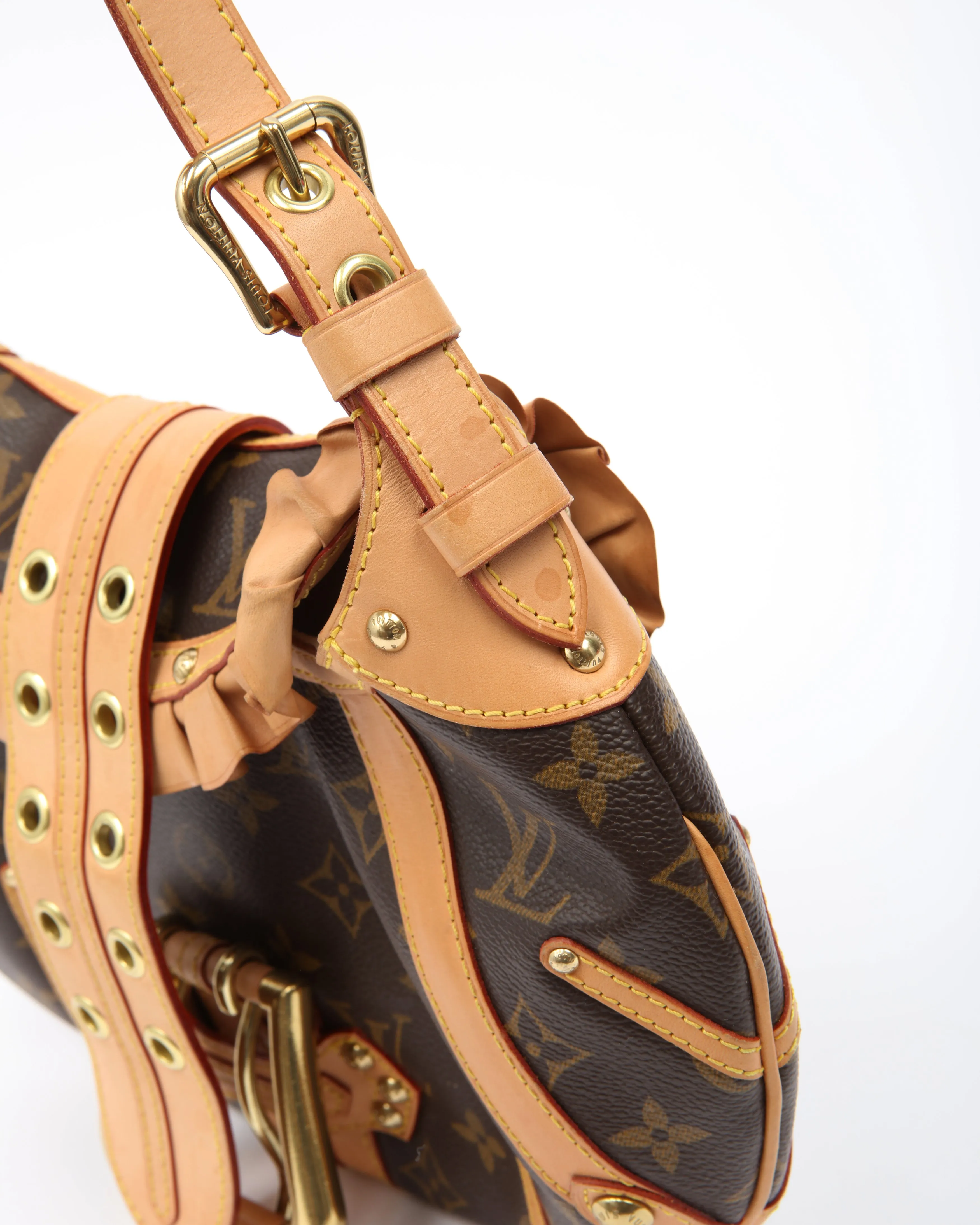 Louis Vuitton Monogram Canvas Leonor Buckle Shoulder Bag