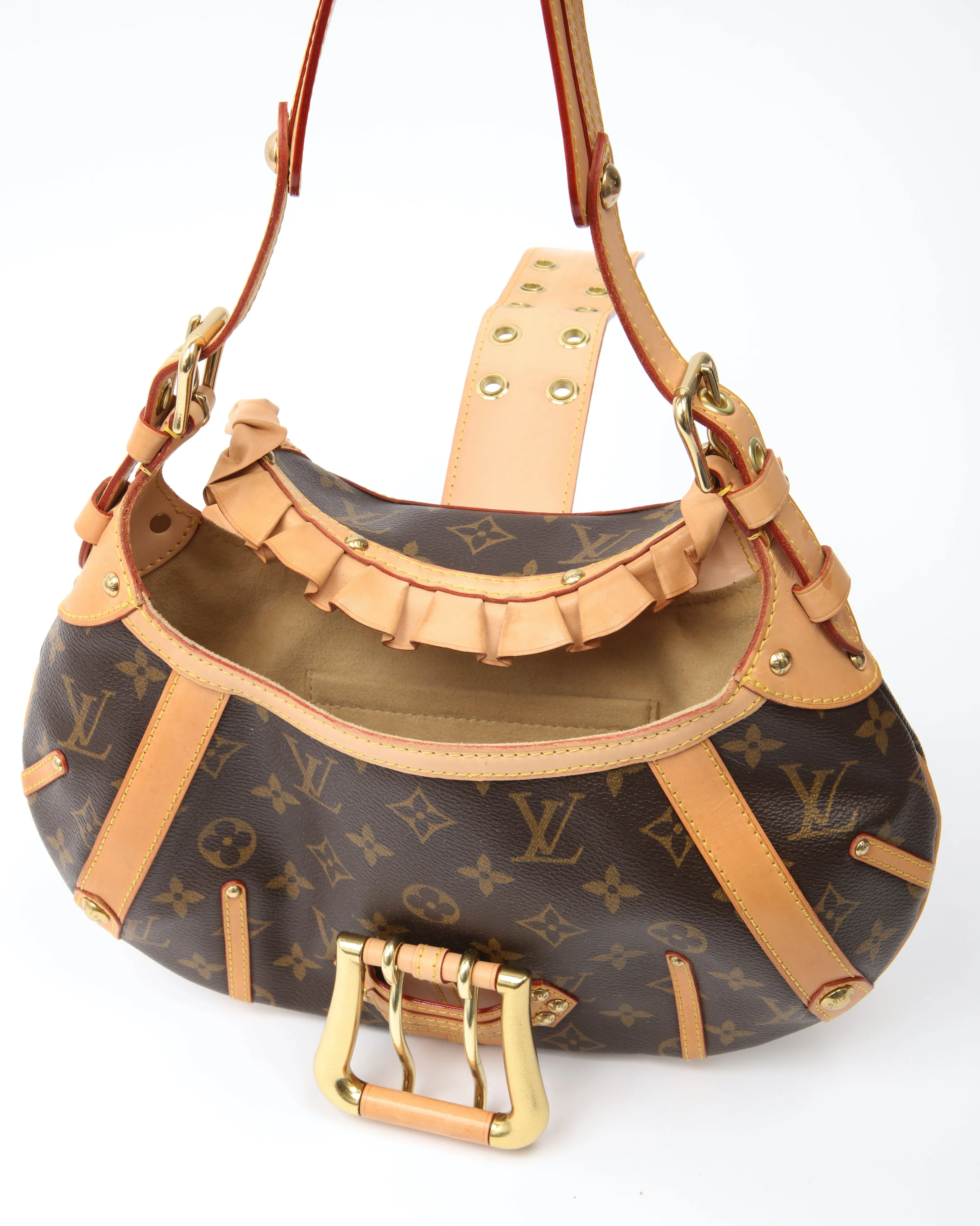 Louis Vuitton Monogram Canvas Leonor Buckle Shoulder Bag