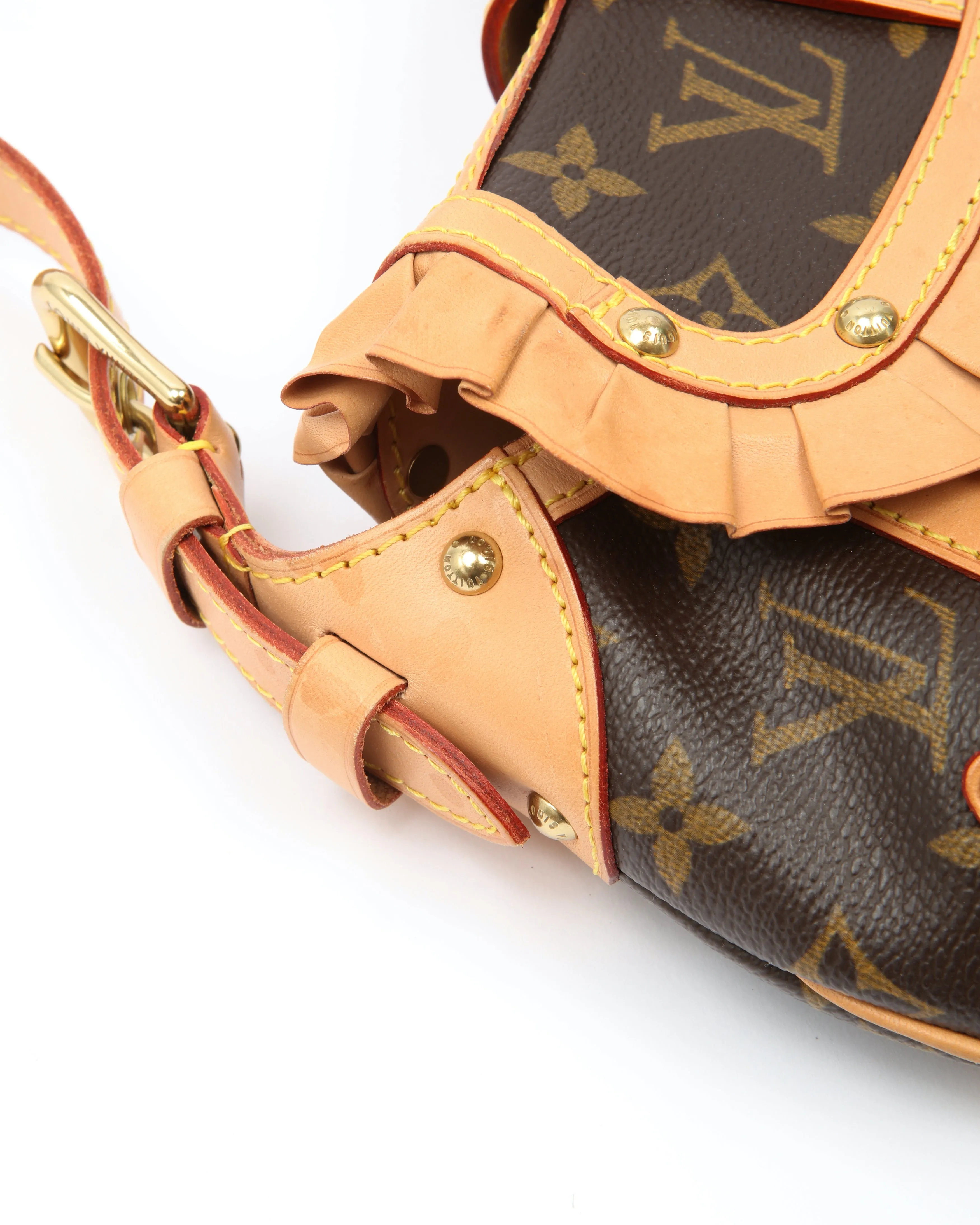Louis Vuitton Monogram Canvas Leonor Buckle Shoulder Bag