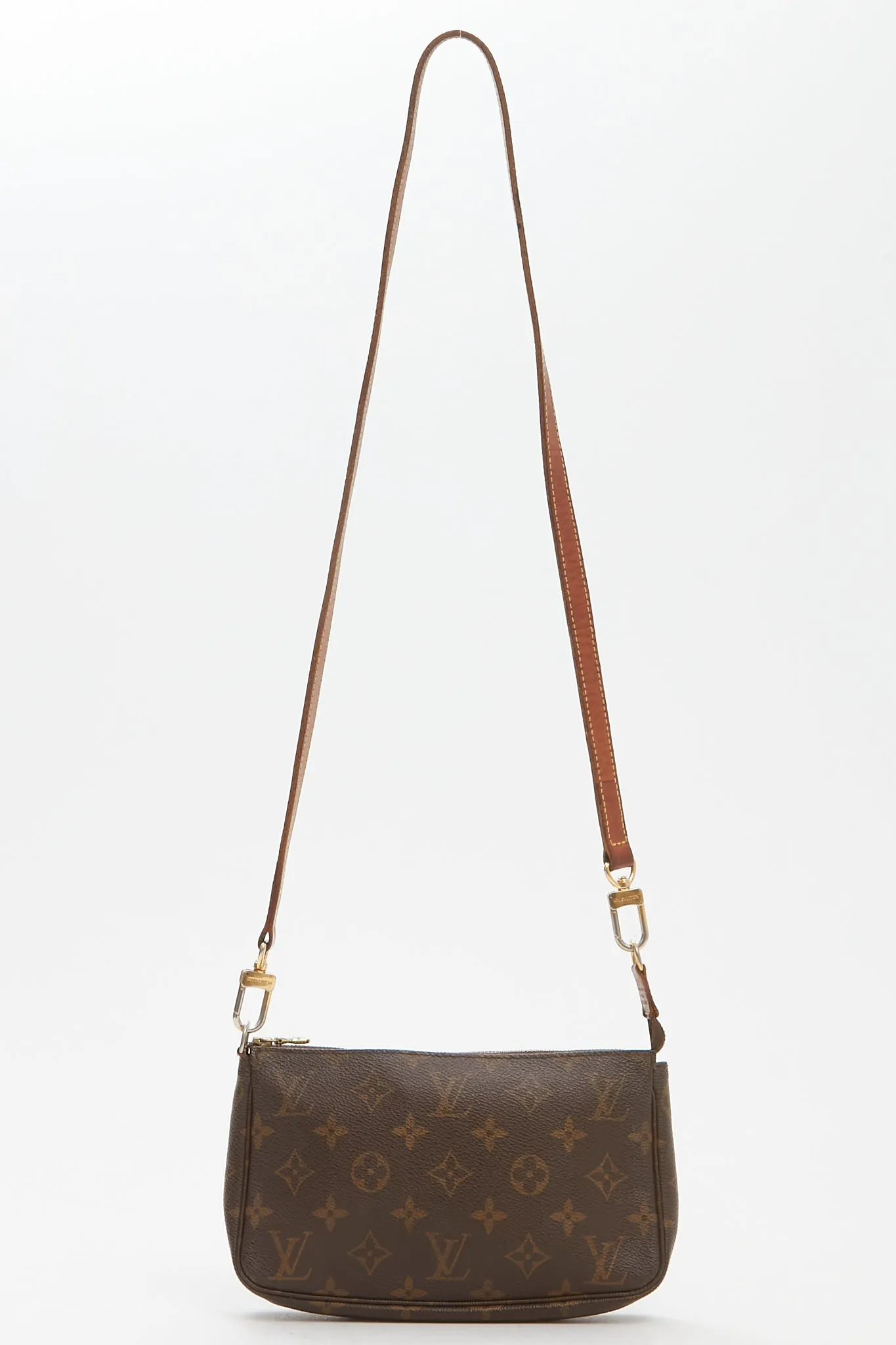 Louis Vuitton Monogram Canvas Pochette Accessoires With Strap