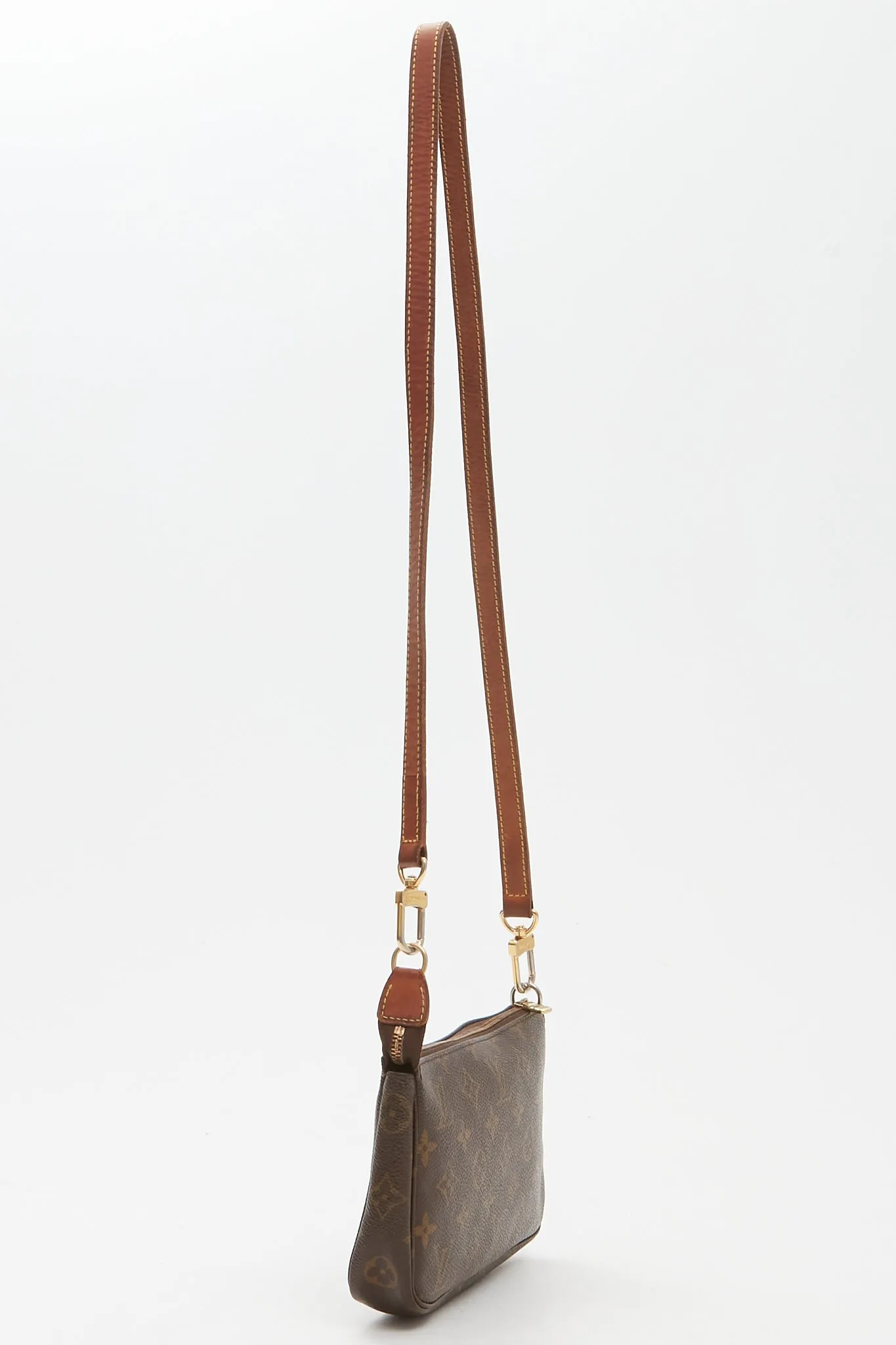 Louis Vuitton Monogram Canvas Pochette Accessoires With Strap
