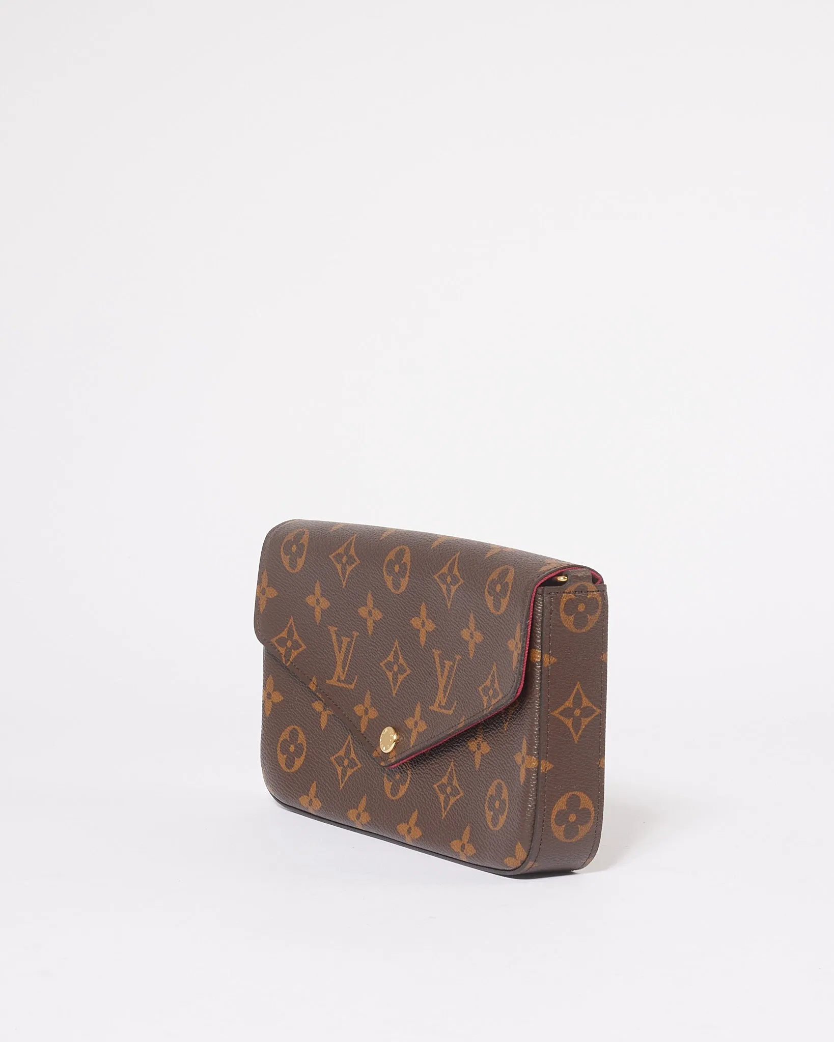 Louis Vuitton Monogram Canvas Pochette Felicie Chain Crossbody Bag