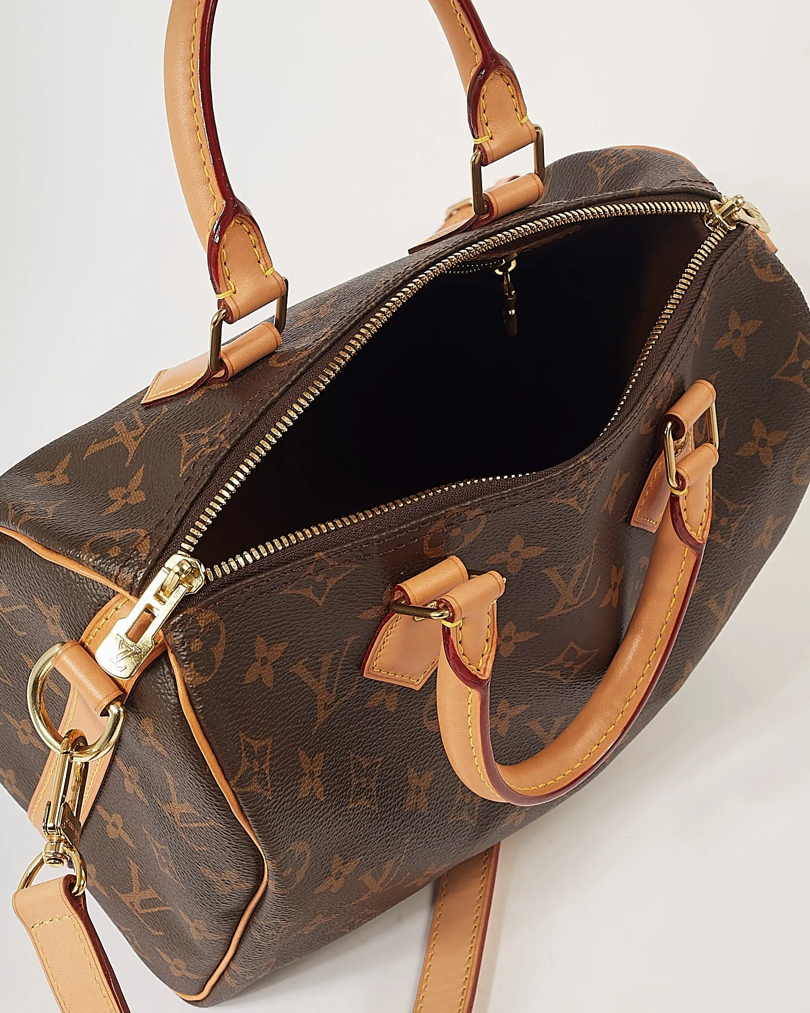 Louis Vuitton Monogram Canvas Speedy 25 Bandouliere Bag