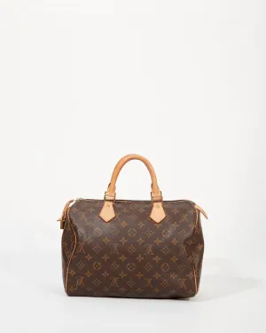 Louis Vuitton Monogram Canvas Speedy 30 Bag