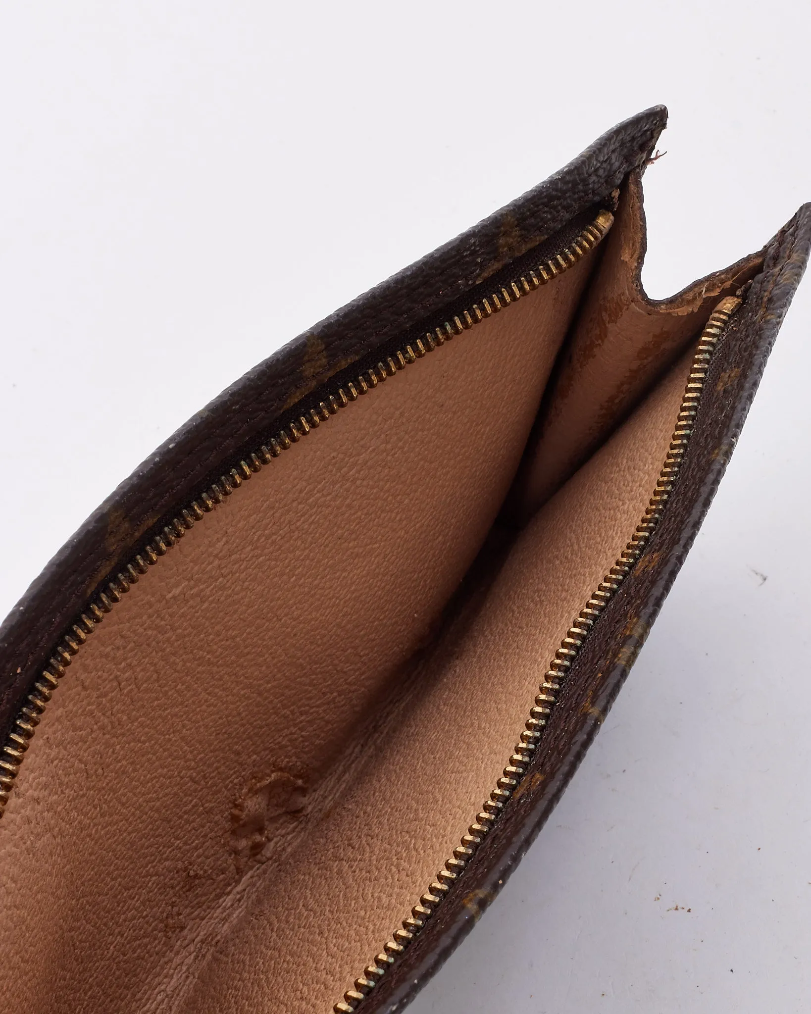 Louis Vuitton Monogram Canvas Zip Pouch with Chain