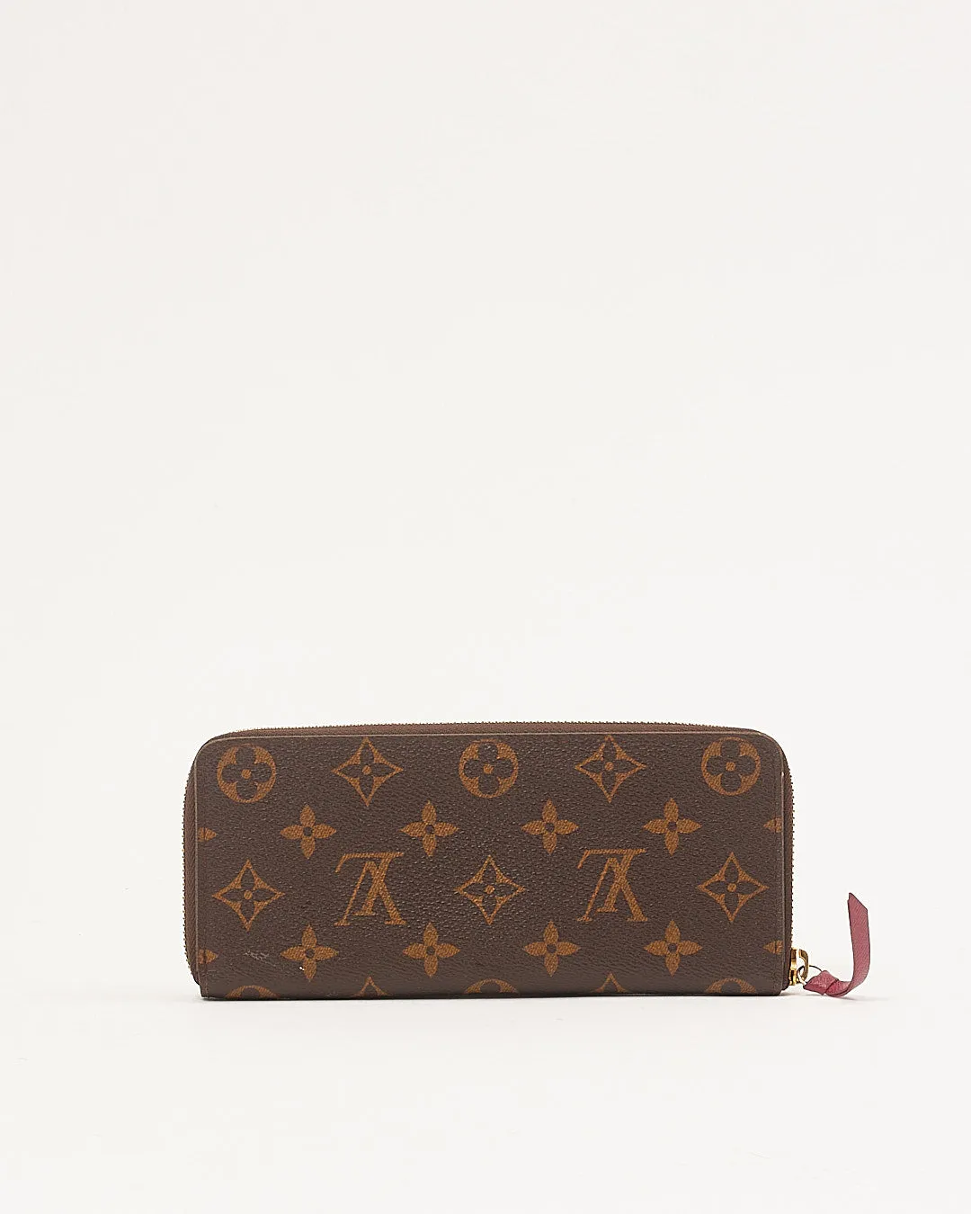 Louis Vuitton Monogram Canvas Zippy Clemence Wallet