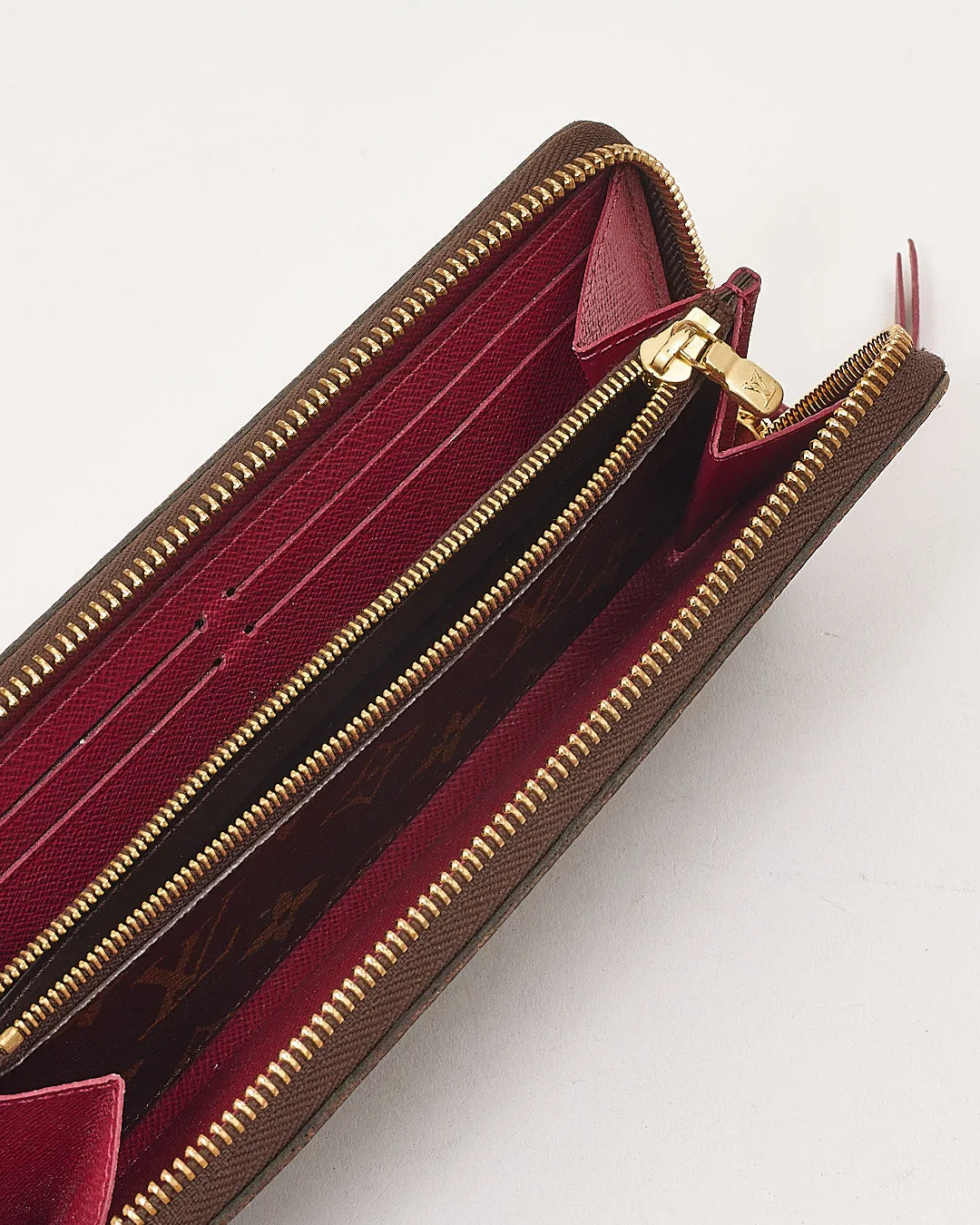 Louis Vuitton Monogram Canvas Zippy Clemence Wallet