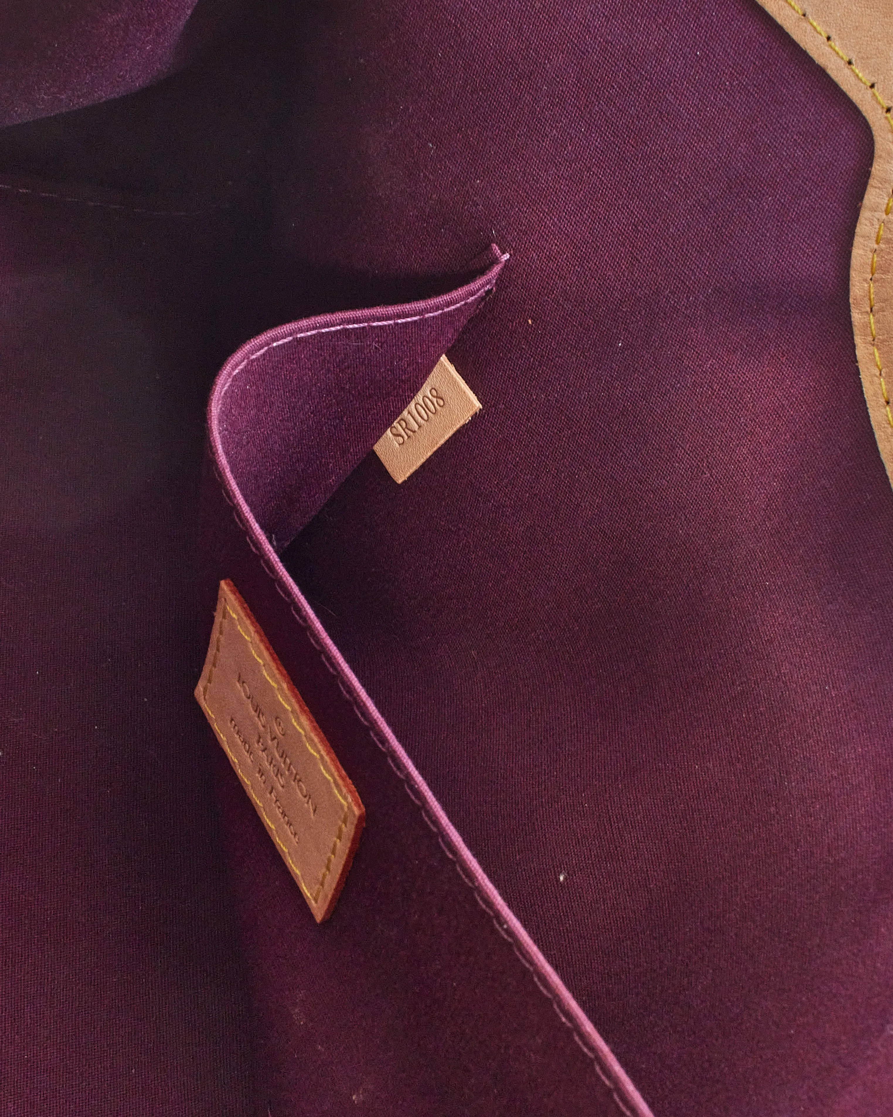 Louis Vuitton Purple Vernis Roxbury Drive Two-Way Bag