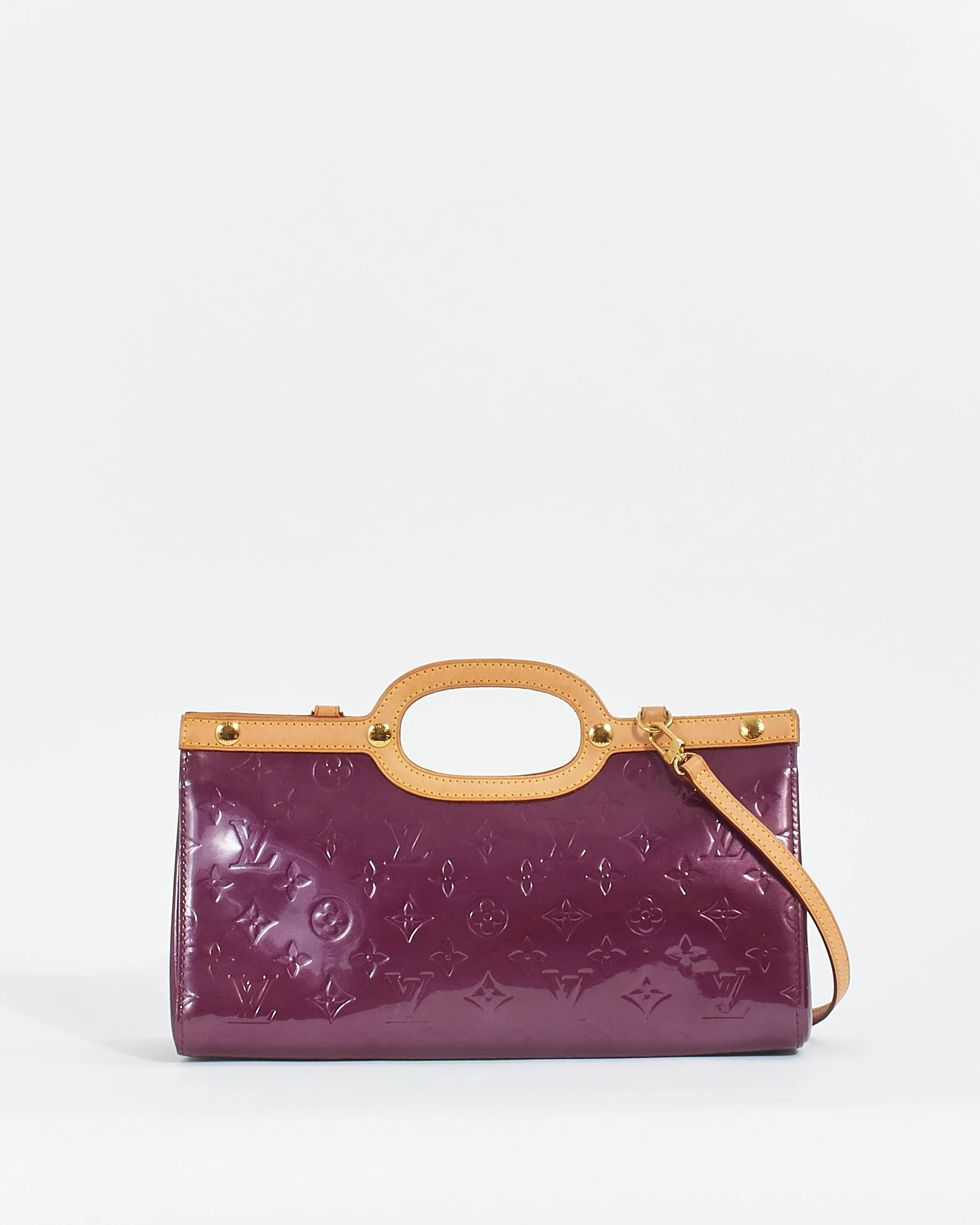 Louis Vuitton Purple Vernis Roxbury Drive Two-Way Bag