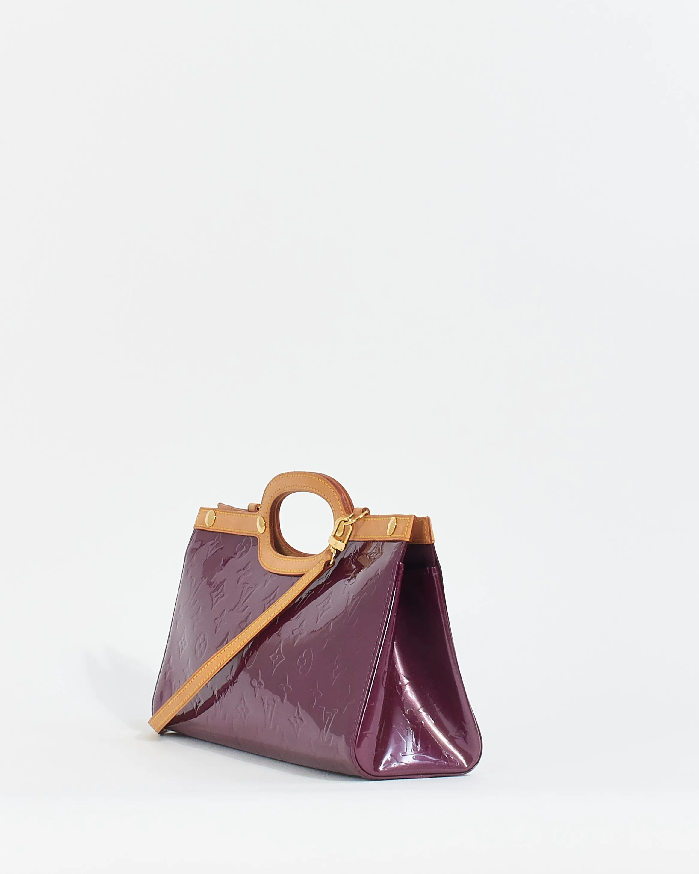 Louis Vuitton Purple Vernis Roxbury Drive Two-Way Bag
