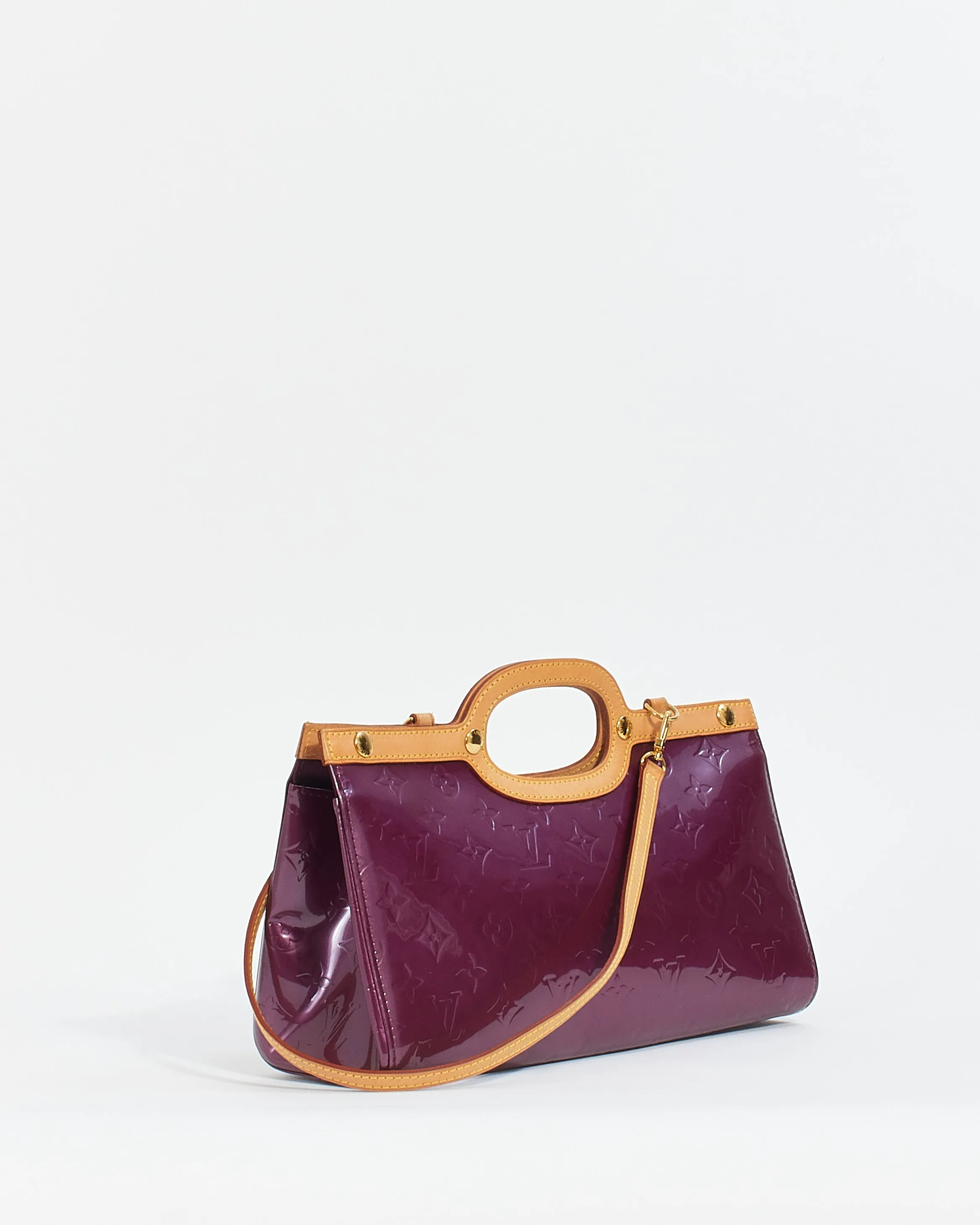 Louis Vuitton Purple Vernis Roxbury Drive Two-Way Bag